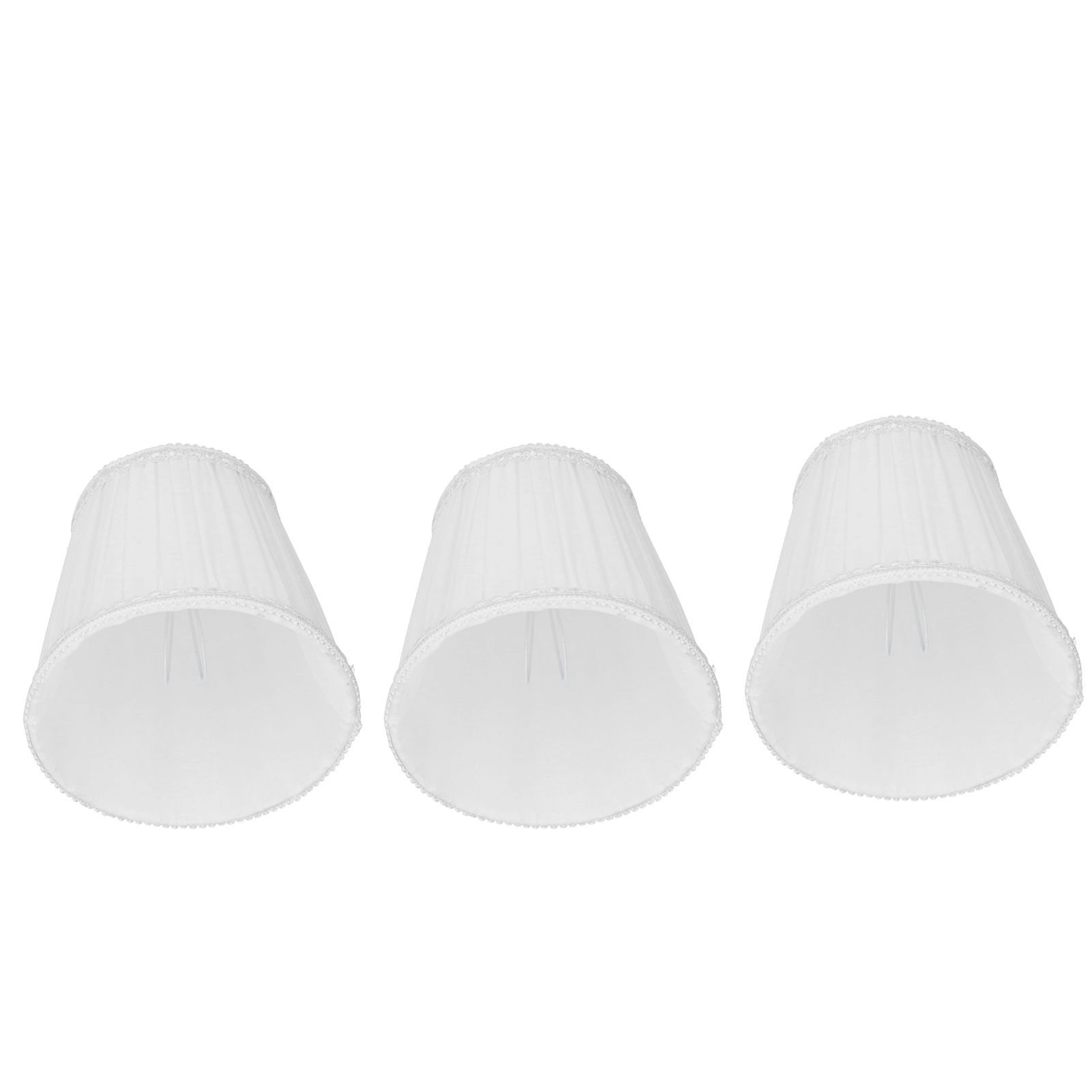 3PCS E14 ClipOn Cloth Lamp Shade Modern Fabric Lampshade Table Light Cover for view 10