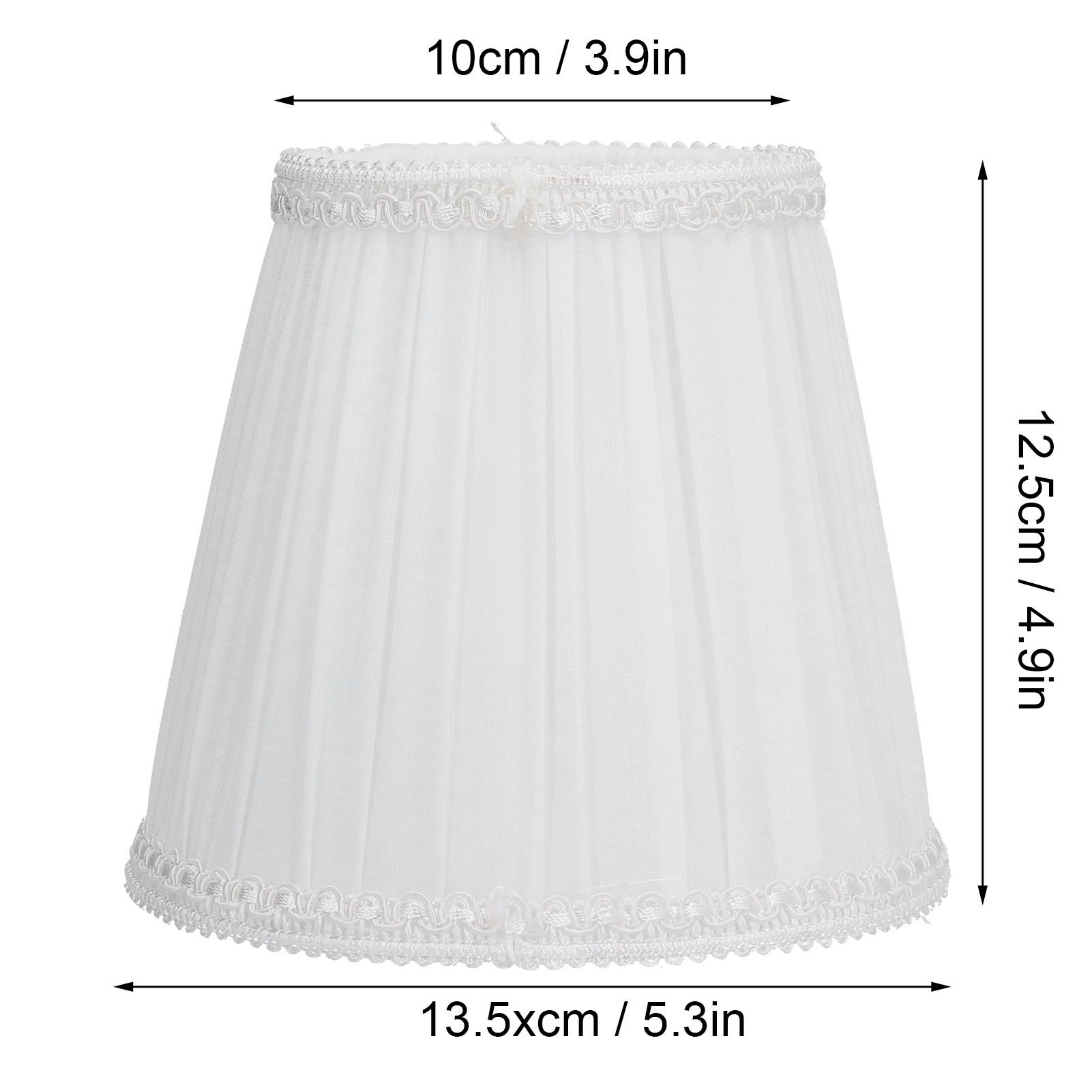 3PCS E14 ClipOn Cloth Lamp Shade Modern Fabric Lampshade Table Light Cover for view 14