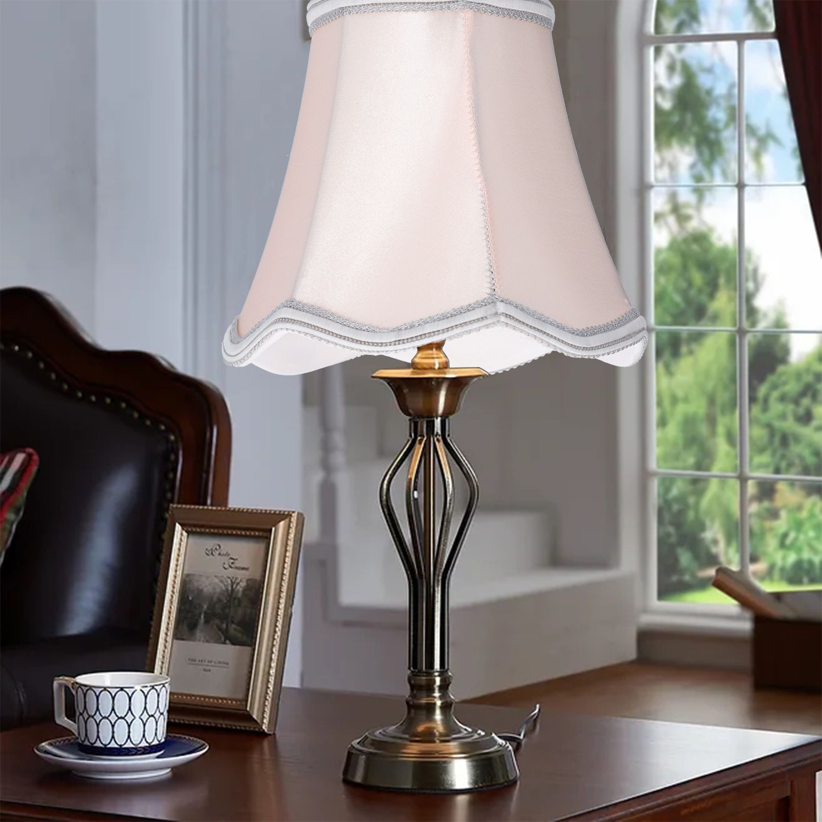 3Pcs Indoor Lamp Shades ClipOn E14 Modern Lampshades for Home Bedroom Hotel view 11