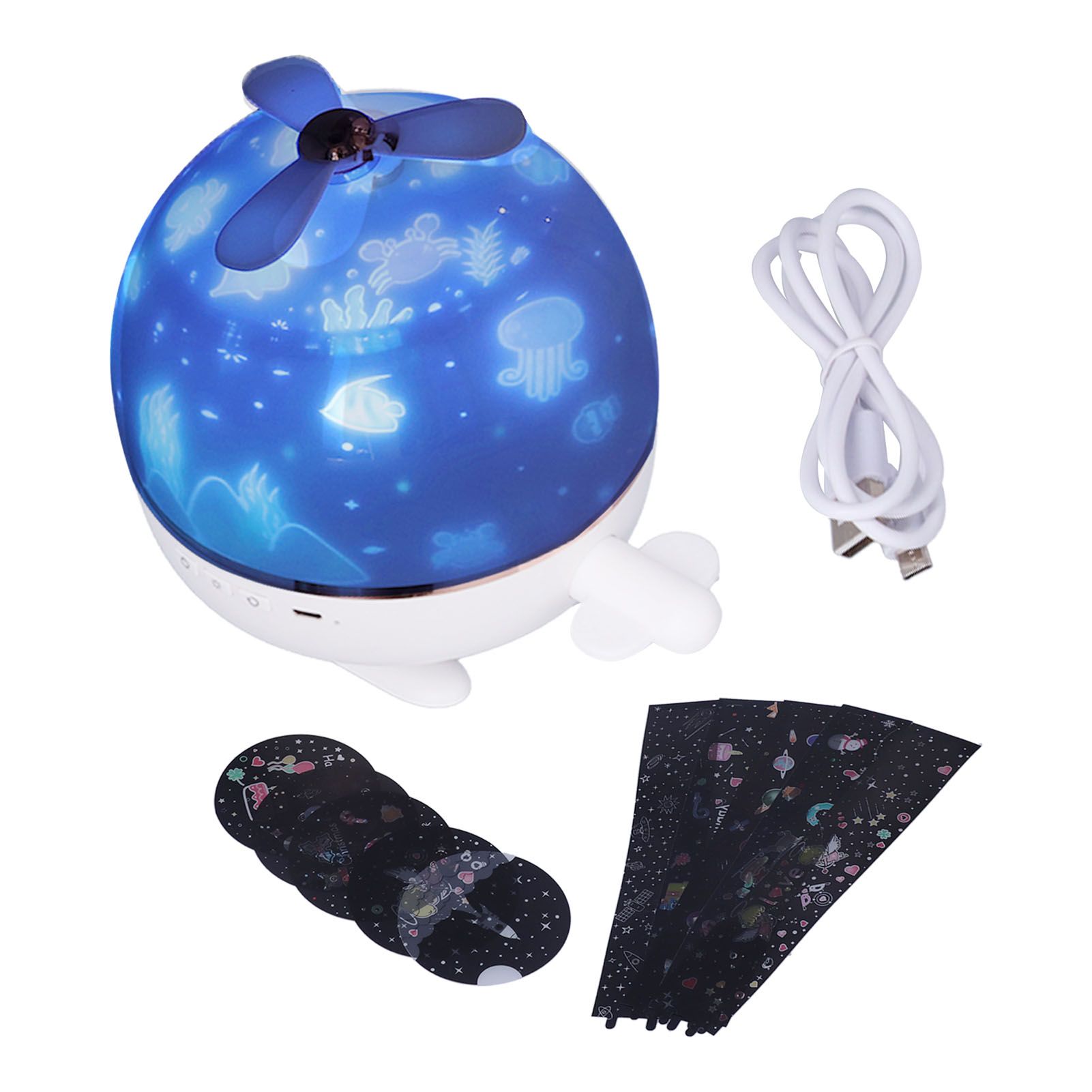 LED Star Sky Projection Lamp USB Powered Infrared Remote Control Night Light