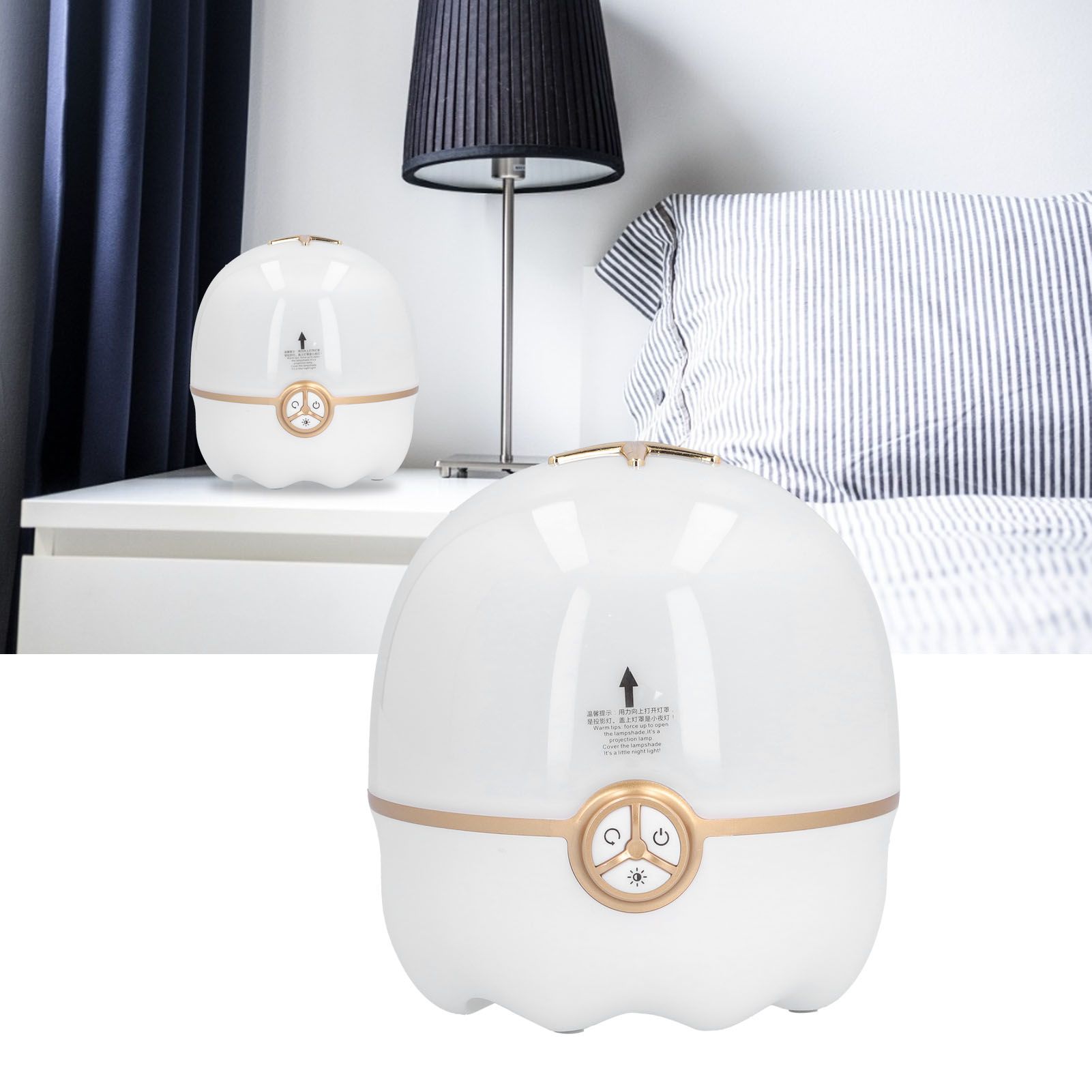 Lucky Star Projection Lamp Portable 3 Colors Ambient Lamp USB Powered Night view 11