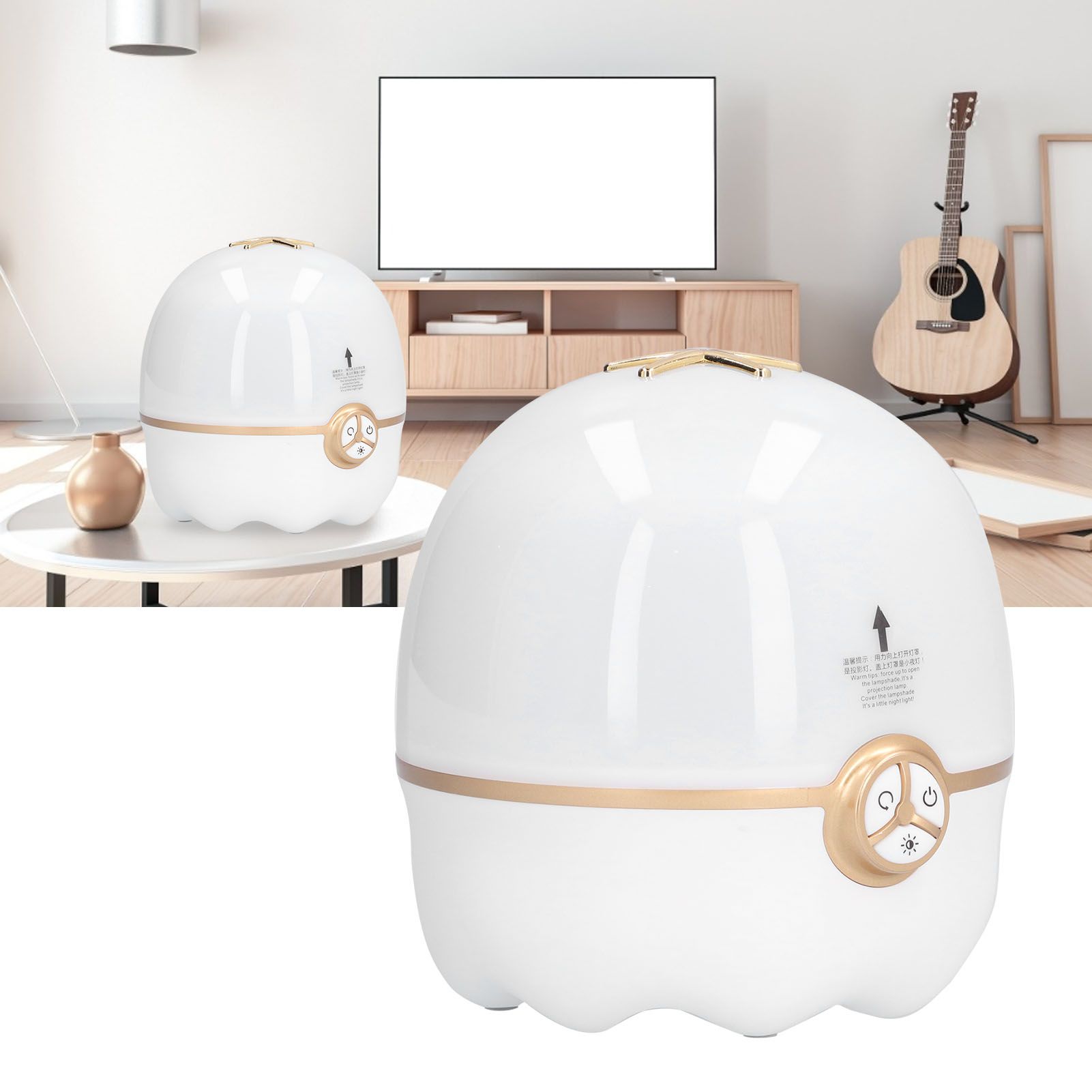Lucky Star Projection Lamp Portable 3 Colors Ambient Lamp USB Powered Night view 12