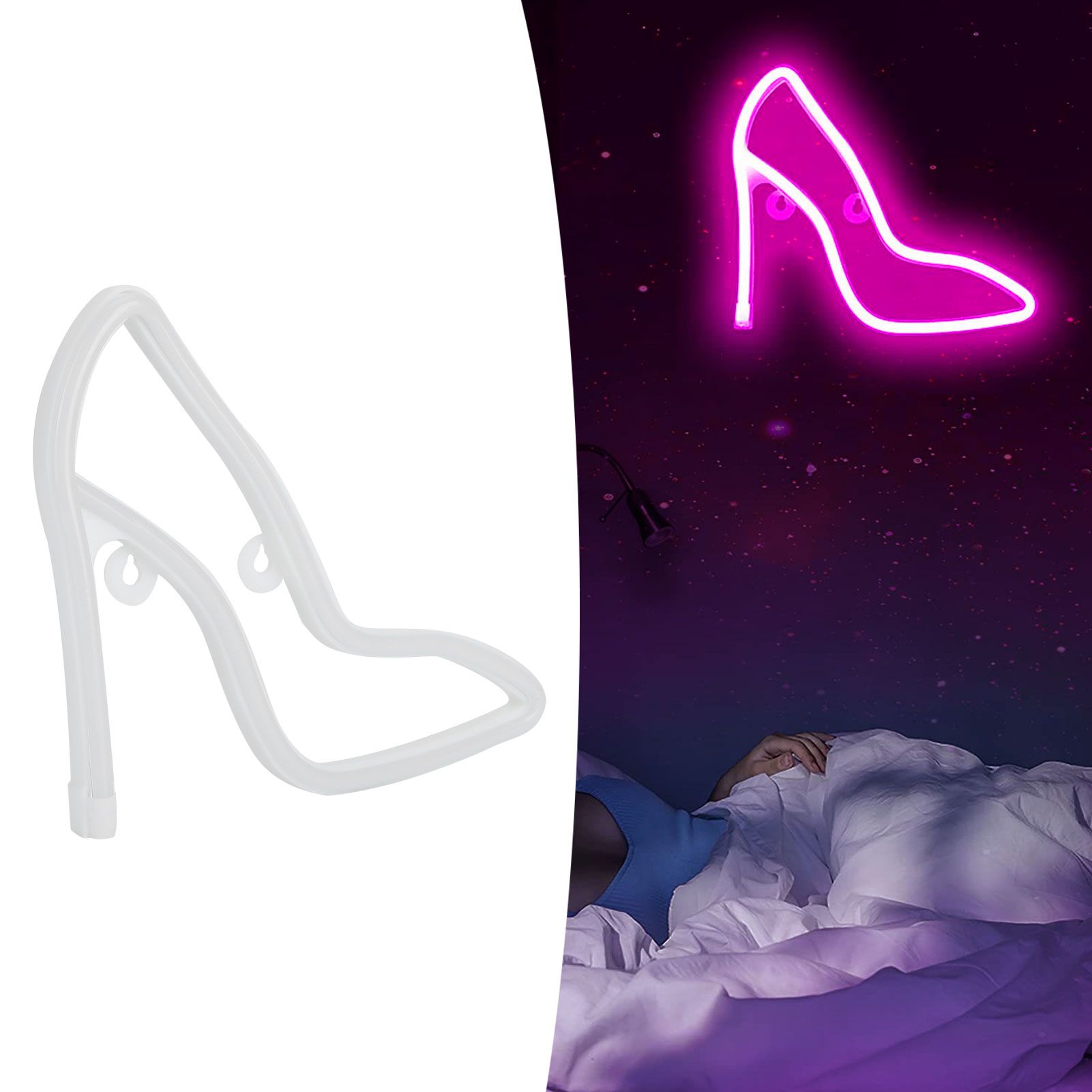 LED Neon Sign Lamp High Heeled Shoe Neon Light for Festival Party KTV Bar Home view 12