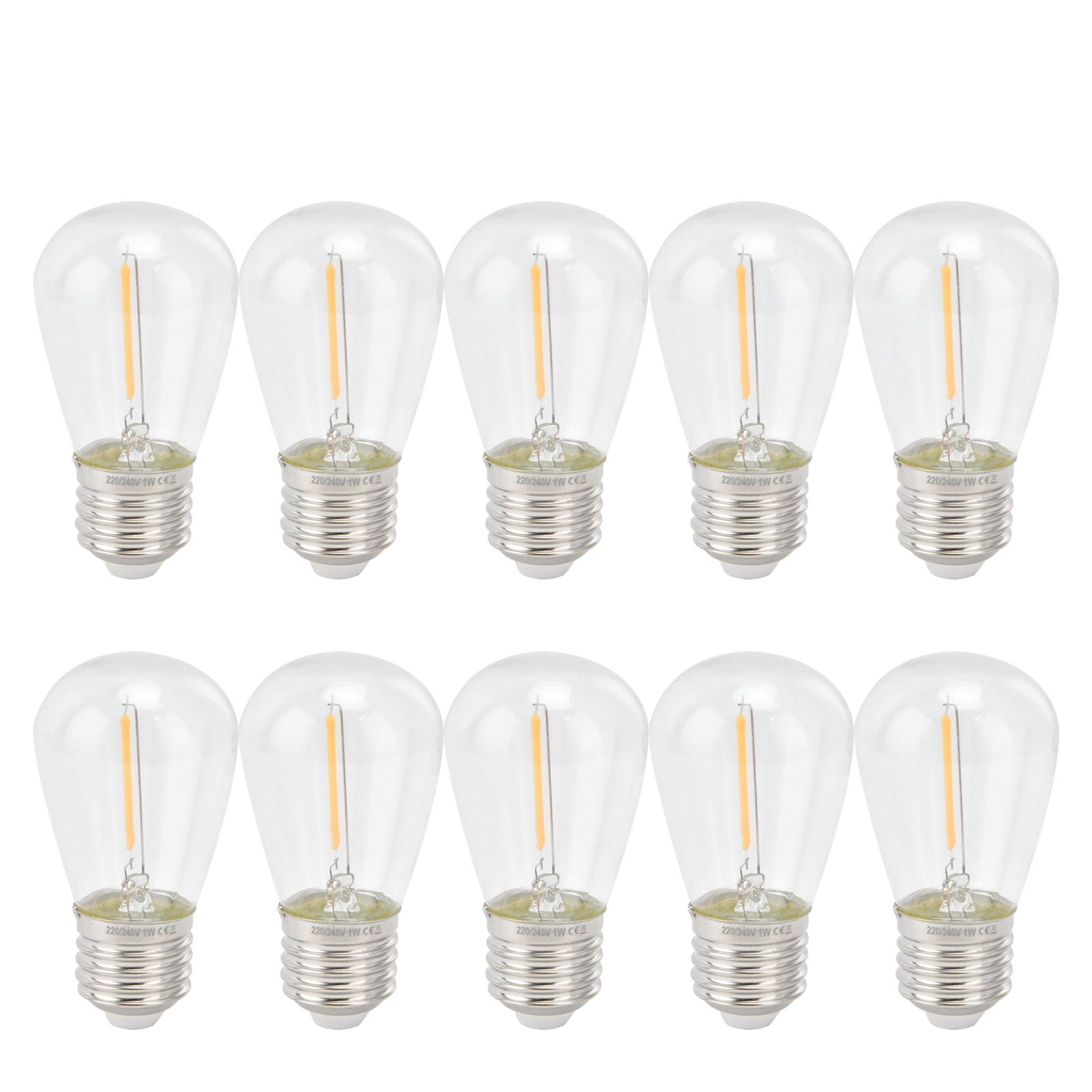 10pcs LED Bulbs Retro Cute Adjustable Energy Saving Antique Incandescent Bulb