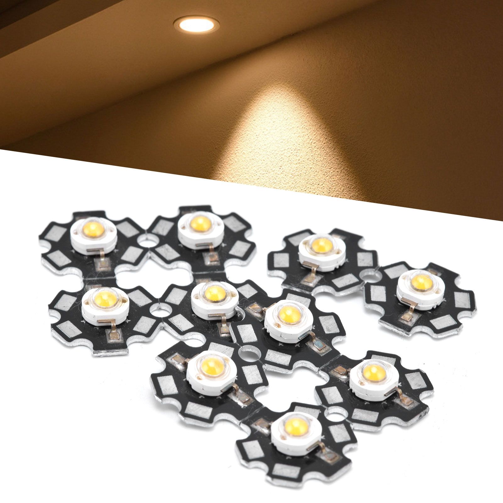 10Pcs Ultra Bright LED Chip 3V DIY Light Beads for Ceiling Light Downlight view 11