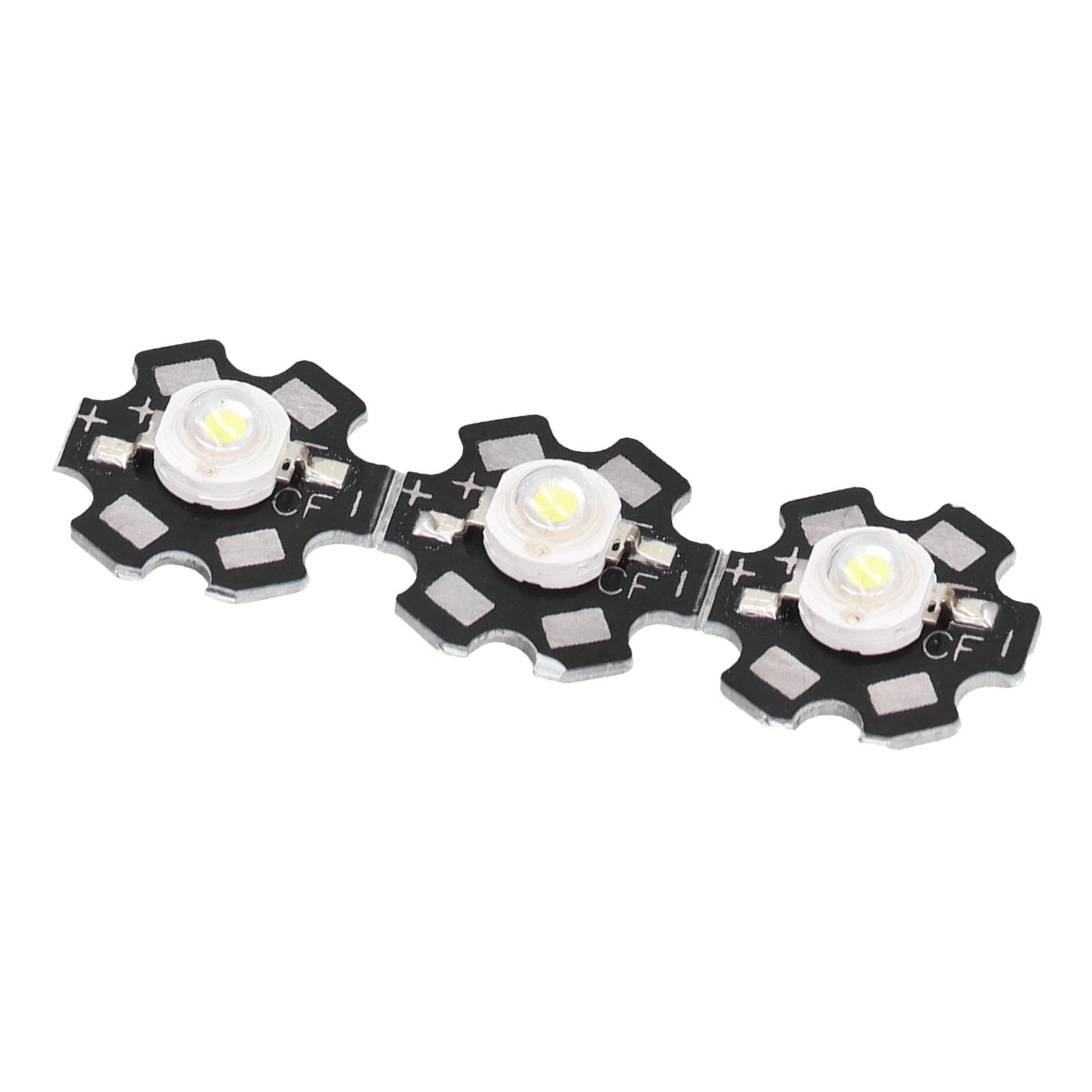 10PCS 1W LED Chip Highlight DIY Light Beads with Aluminum Base 6500k 90lm 20mm view 8