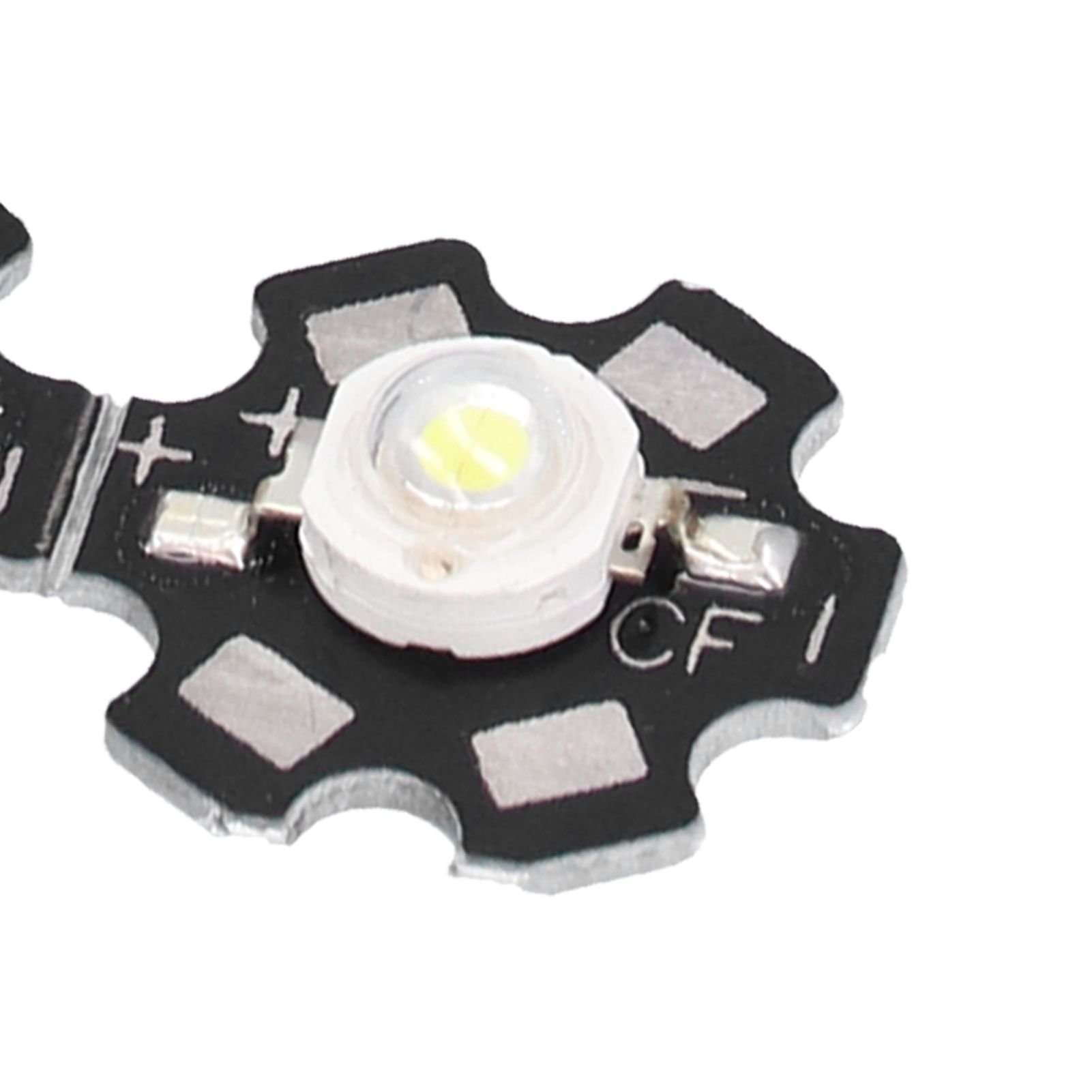 10PCS 1W LED Chip Highlight DIY Light Beads with Aluminum Base 6500k 90lm 20mm view 13