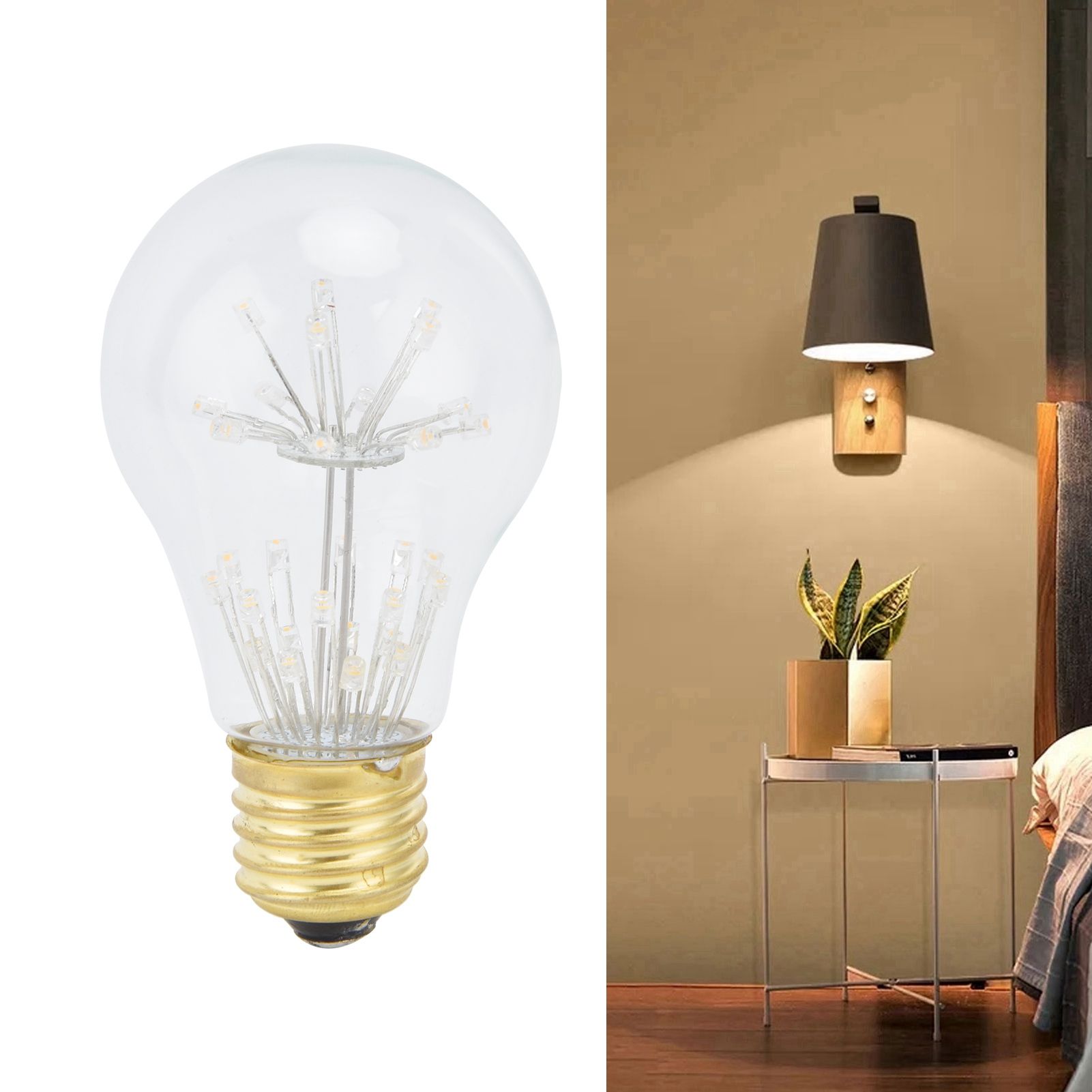 Light Bulb Decorative 3W LED Vintage Firework Light Bulb for Festival Party view 11