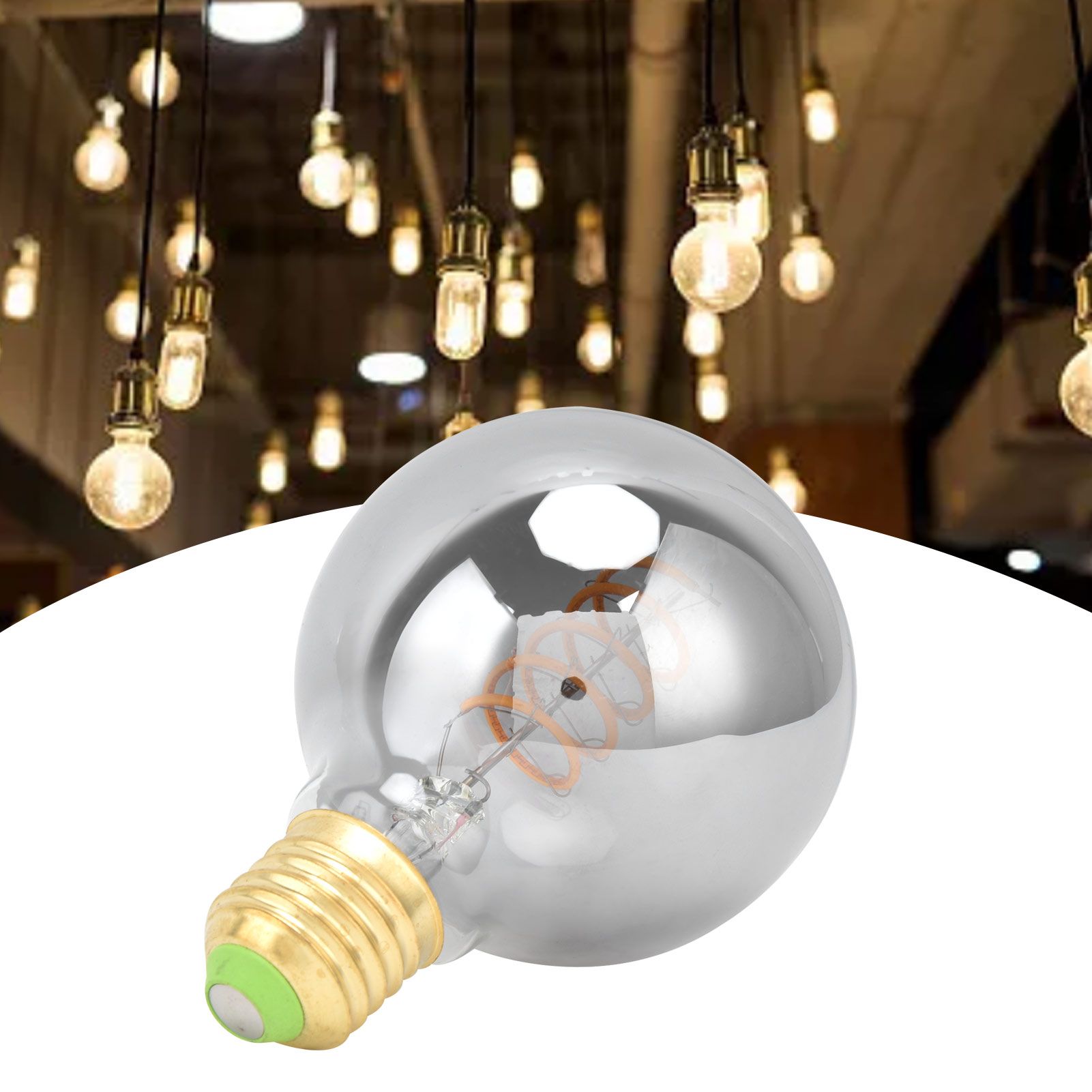 G80 LED Filament Lamp E27 Base Vintage Bulbs Decorative Light 4W 220V Warm view 12