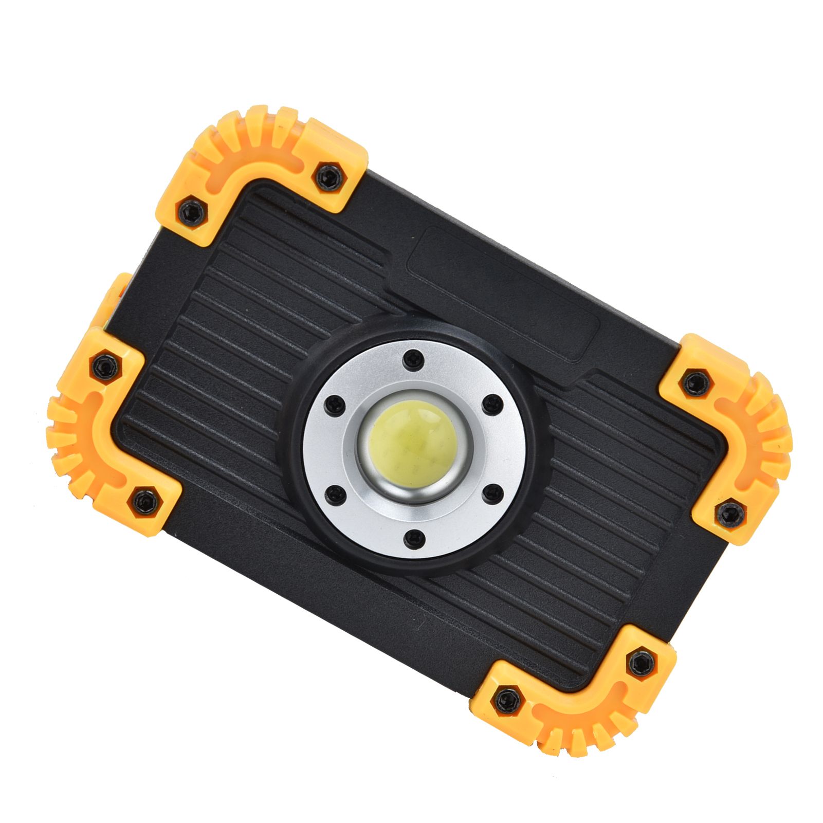 LED Emergency Flood Light Mini COB Work Light Portable Round USB Charging view 2