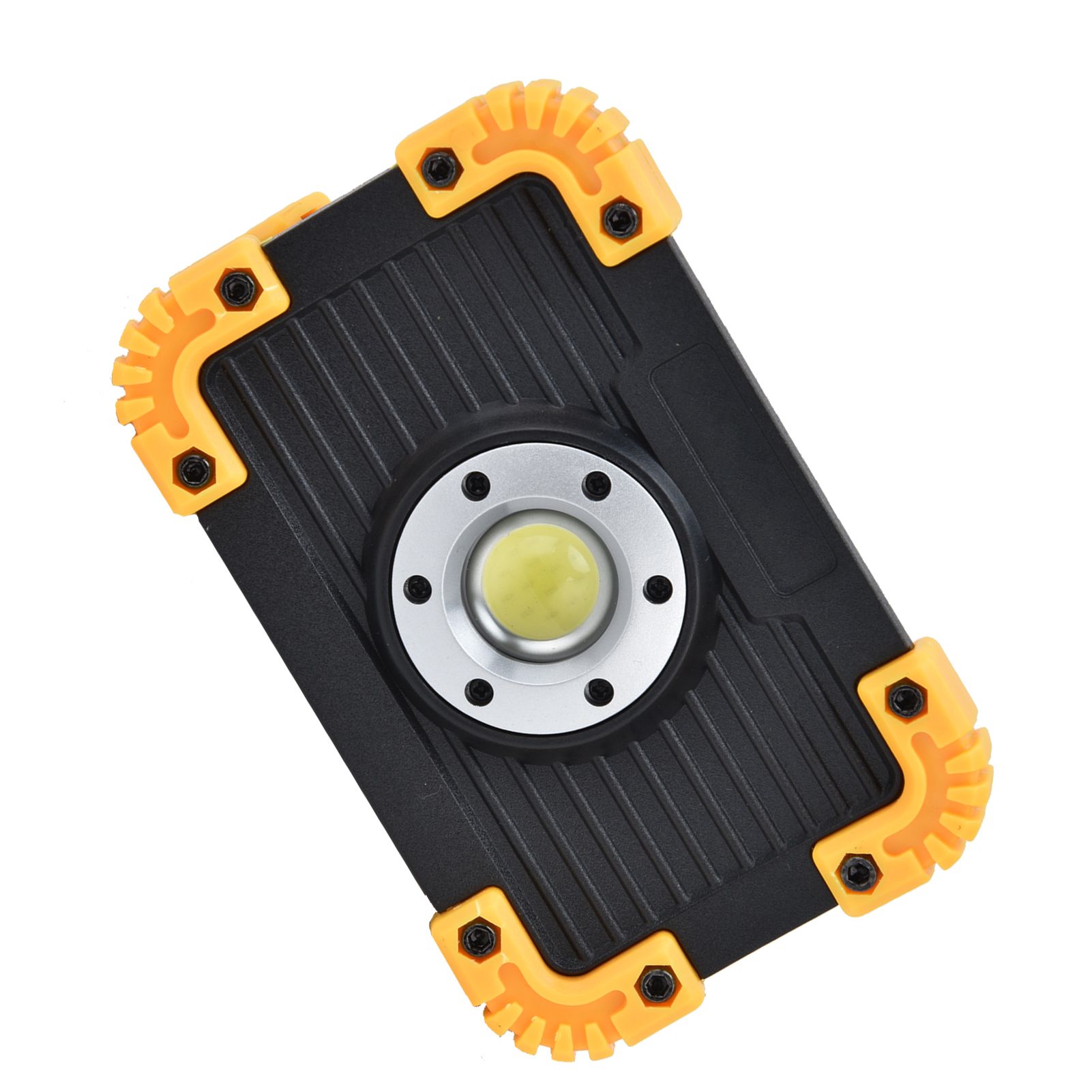 LED Emergency Flood Light Mini COB Work Light Portable Round USB Charging view 3