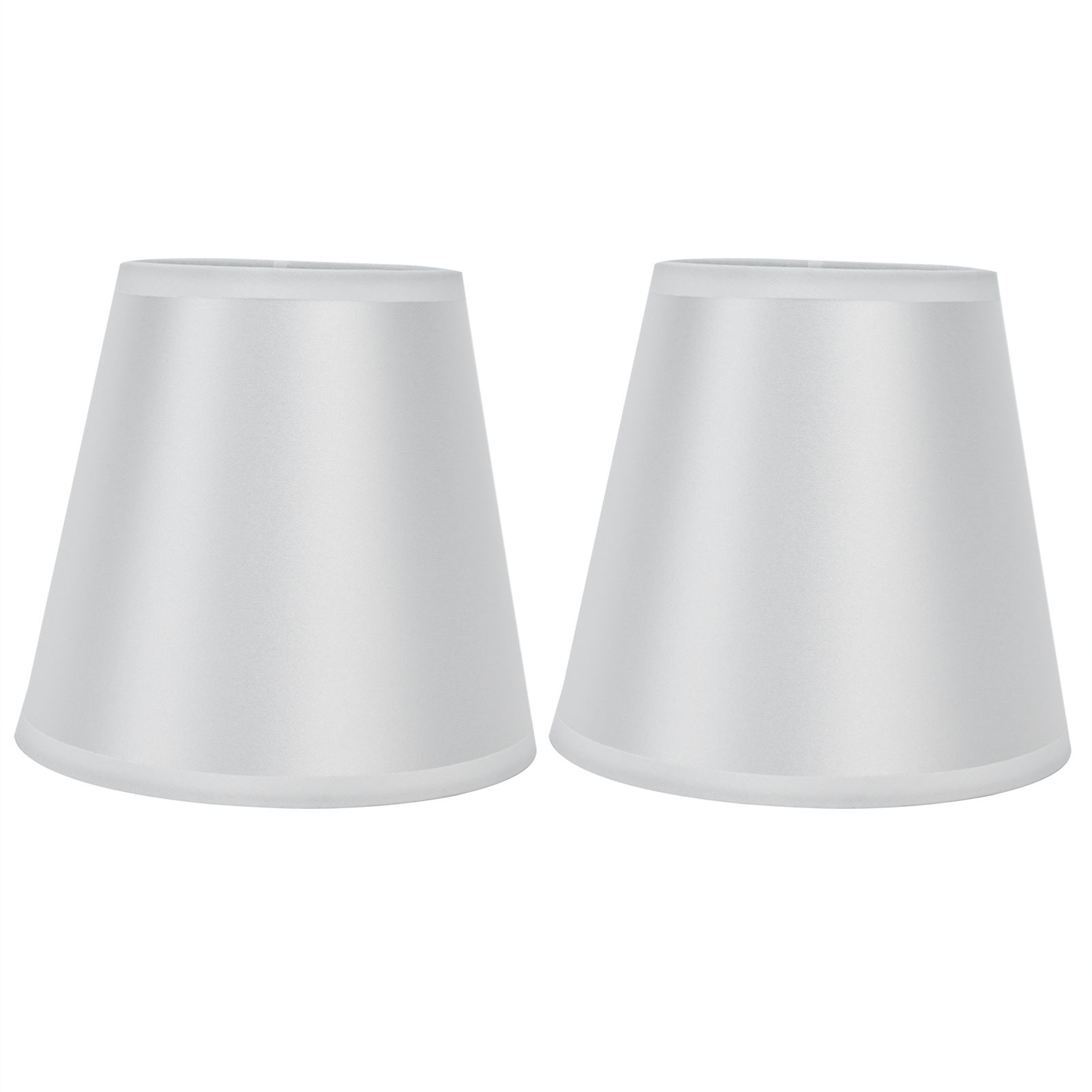 2PCS Modern Fabric Lampshade Clip On Wall Lamp Chandelier Lamp Shade for E14