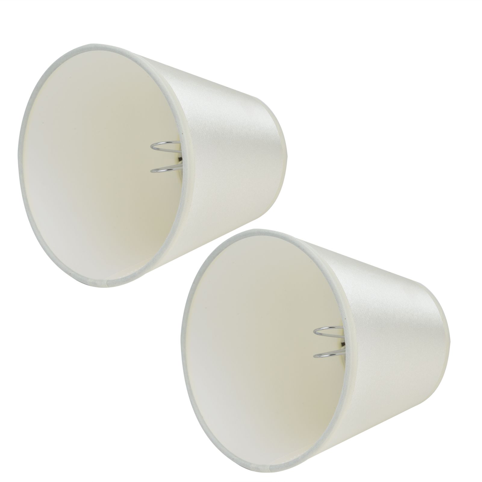 2PCS Modern Fabric Lampshade Clip On Wall Lamp Chandelier Lamp Shade for E14 view 4