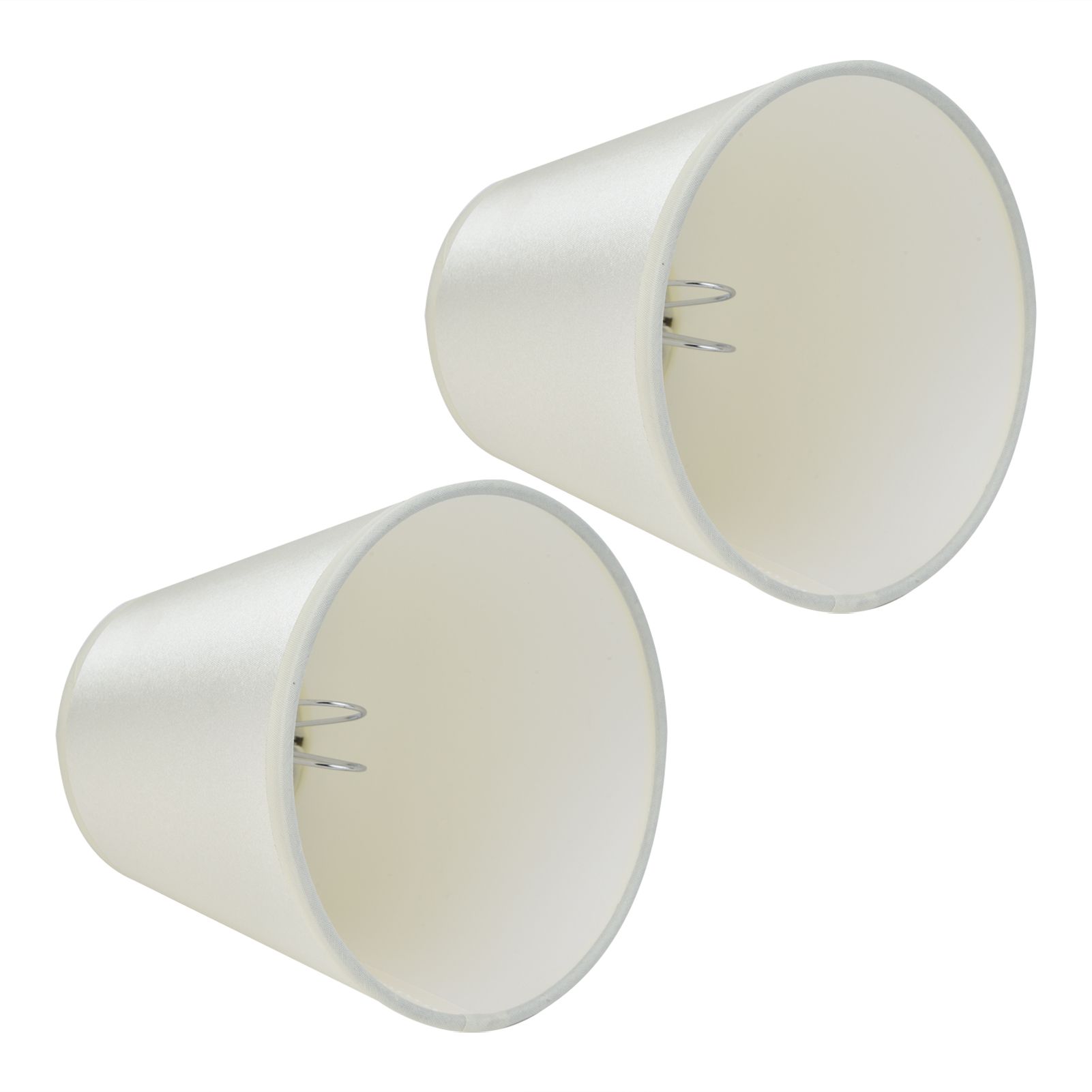 2PCS Modern Fabric Lampshade Clip On Wall Lamp Chandelier Lamp Shade for E14 view 5
