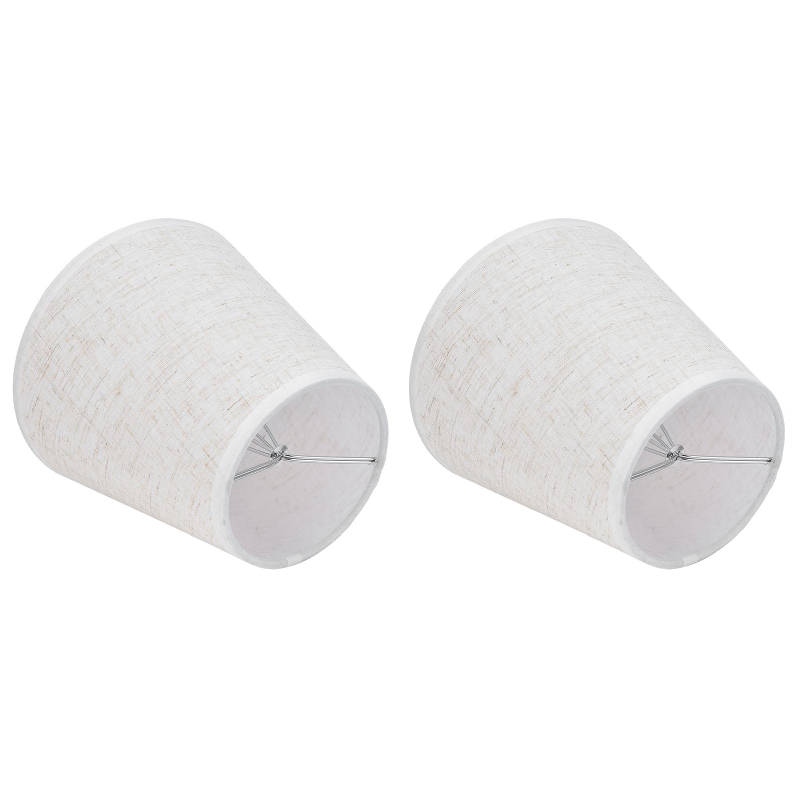 2PCS Table Lamp Shade Cover Fabric Clip On Lampshade for E14 Screw Candlestick view 9