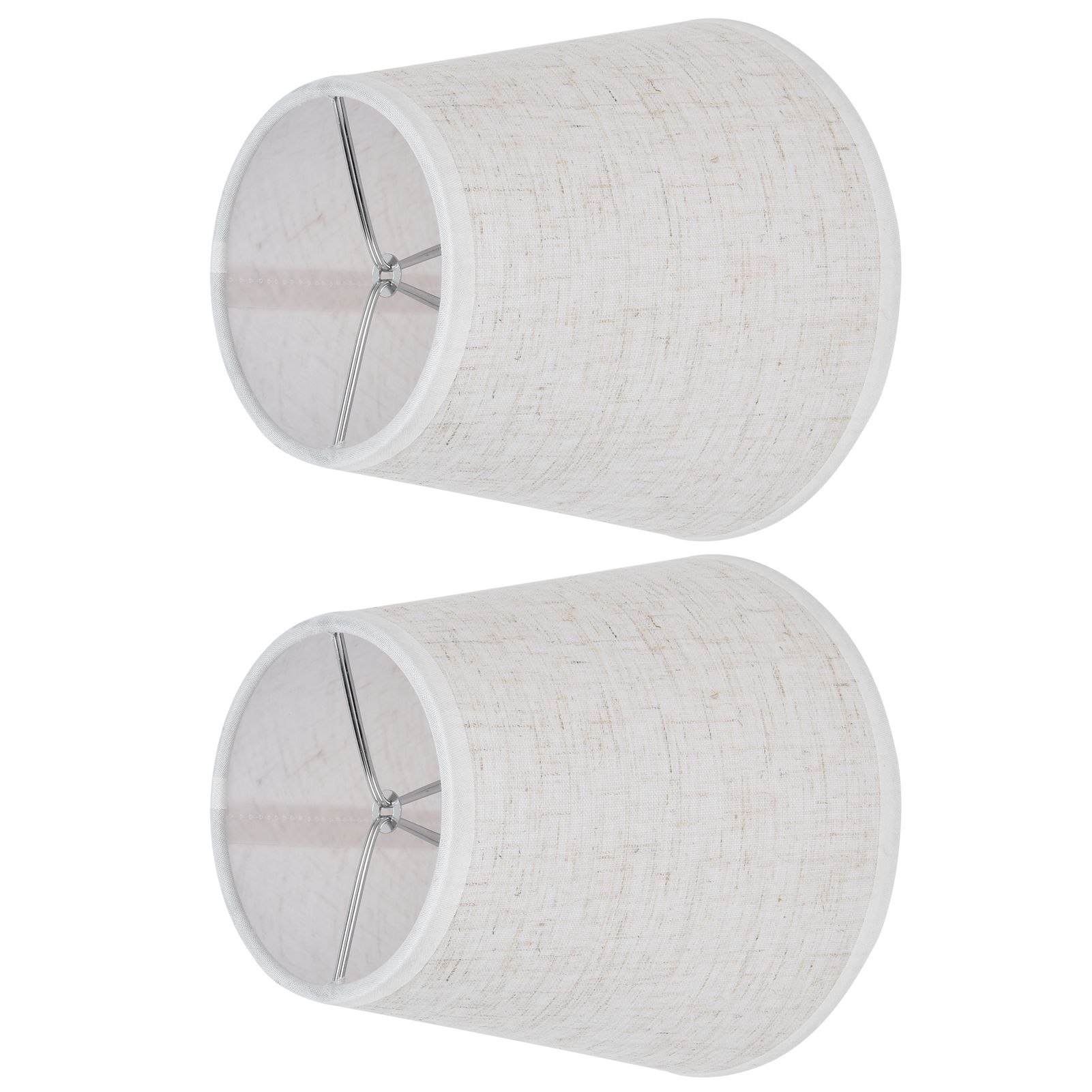 2PCS Table Lamp Shade Cover Fabric Clip On Lampshade for E14 Screw Candlestick view 10