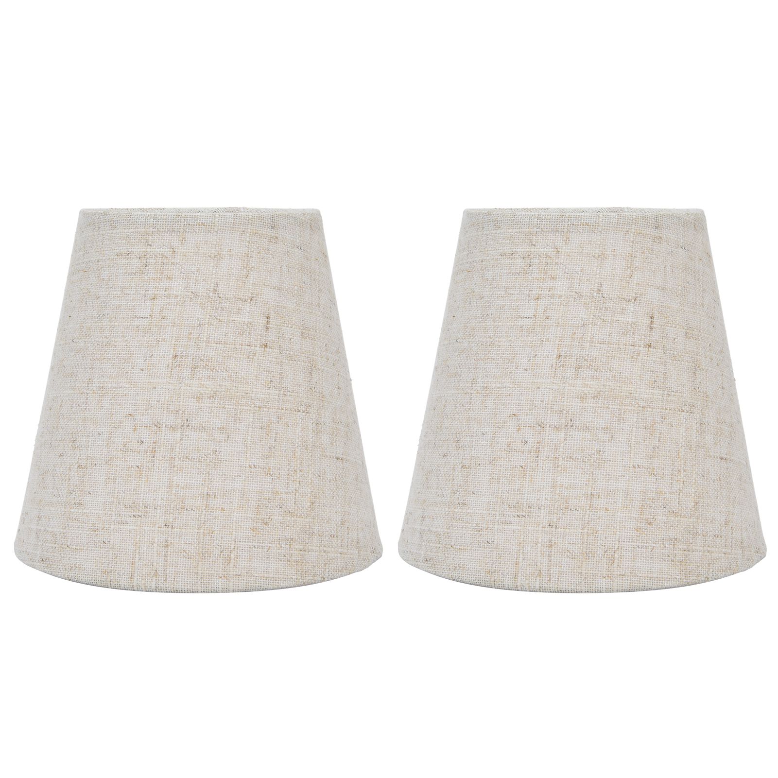 2PCS Table Lamp Shade Cover Fabric Clip On Lampshade for E14 Screw Candlestick view 5