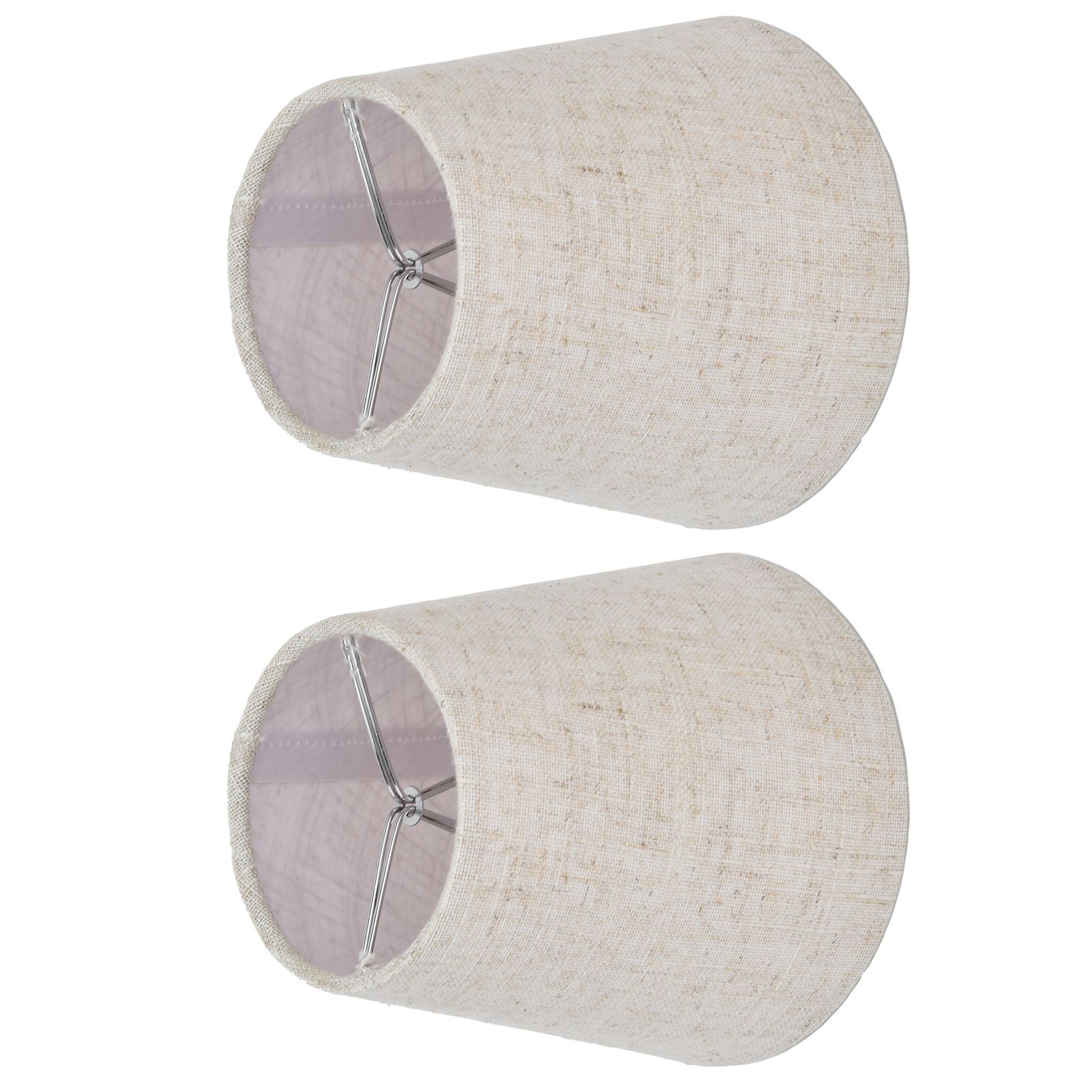 2PCS Table Lamp Shade Cover Fabric Clip On Lampshade for E14 Screw Candlestick view 10