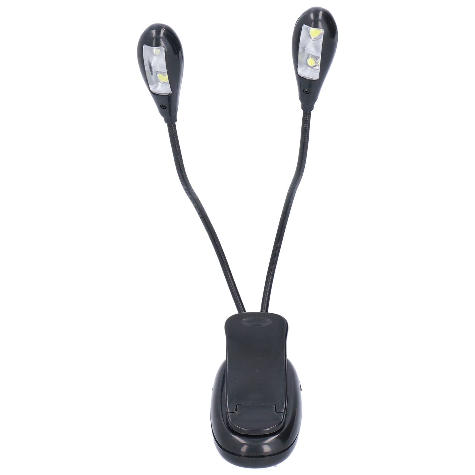 LED Book Light Eye Protecting 360° Rotatable White Light Double Pole 4 Lamp view 7