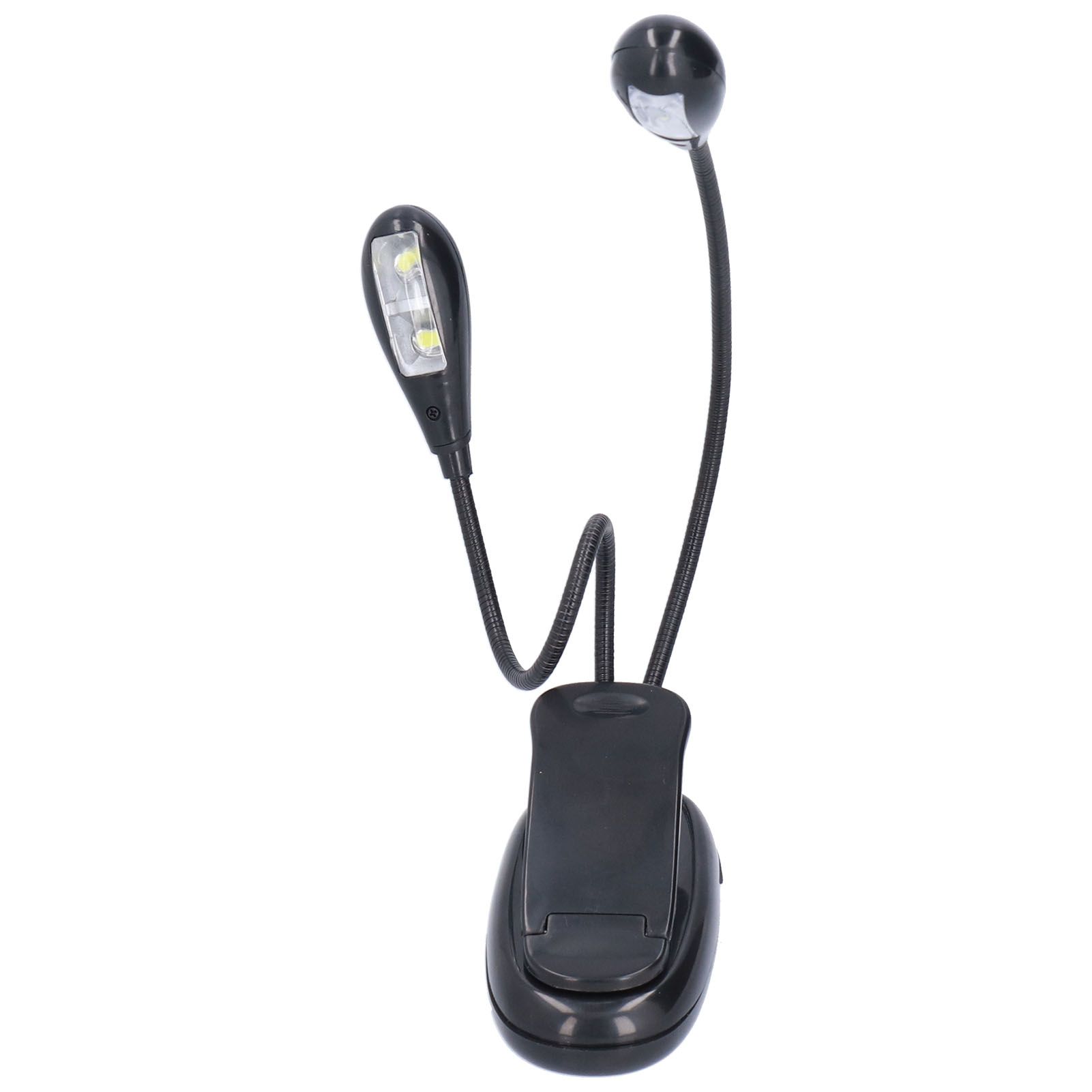 LED Book Light Eye Protecting 360° Rotatable White Light Double Pole 4 Lamp view 10