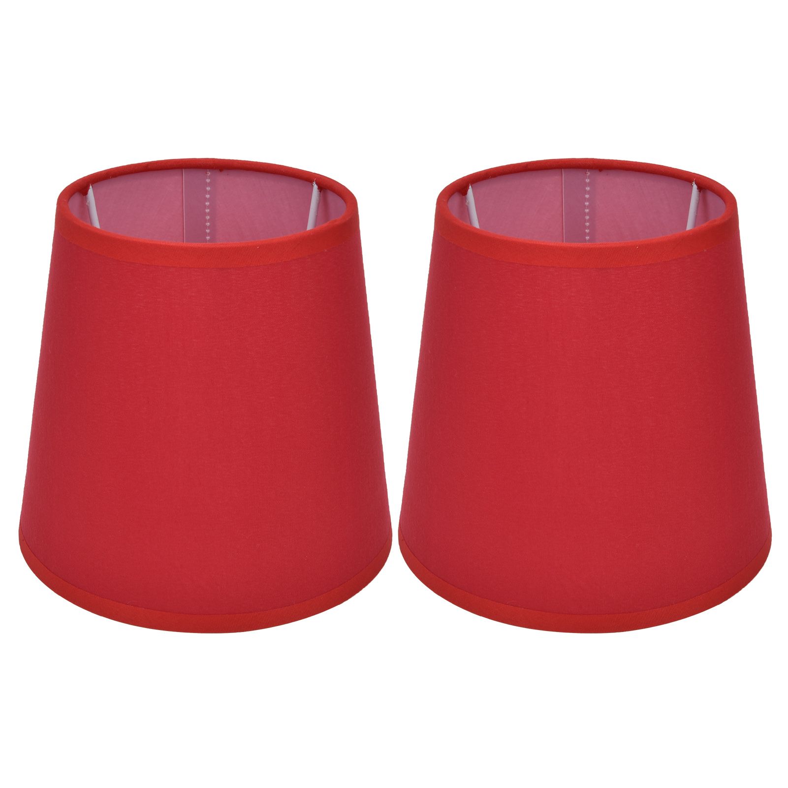 2Pcs Indoor Lamp Shade European Style Fabric Lampshade for E14 Chandelier view 2