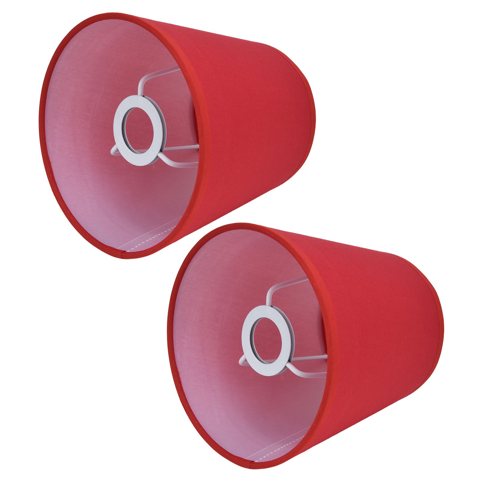 2Pcs Indoor Lamp Shade European Style Fabric Lampshade for E14 Chandelier view 3