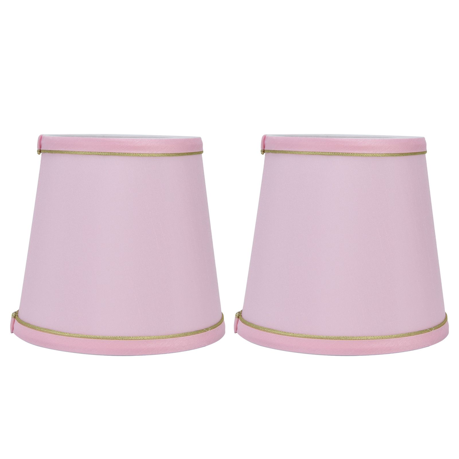 2PCS European Style E14 Lamp Shade Pink Lampshade for Chandelier Table Wall