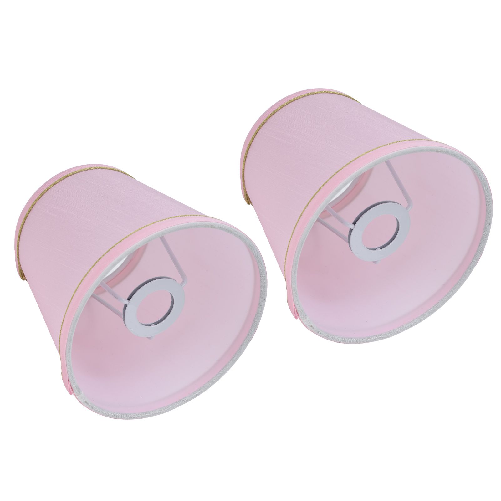 2PCS European Style E14 Lamp Shade Pink Lampshade for Chandelier Table Wall view 5