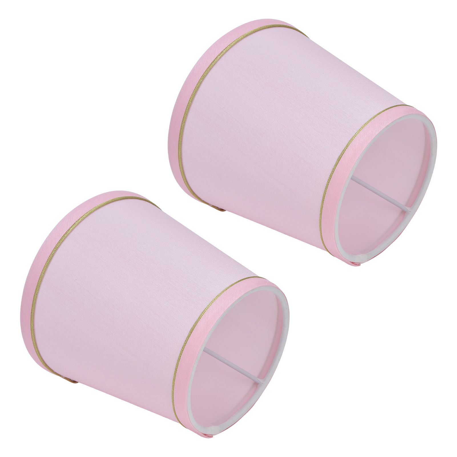 2PCS European Style E14 Lamp Shade Pink Lampshade for Chandelier Table Wall view 8
