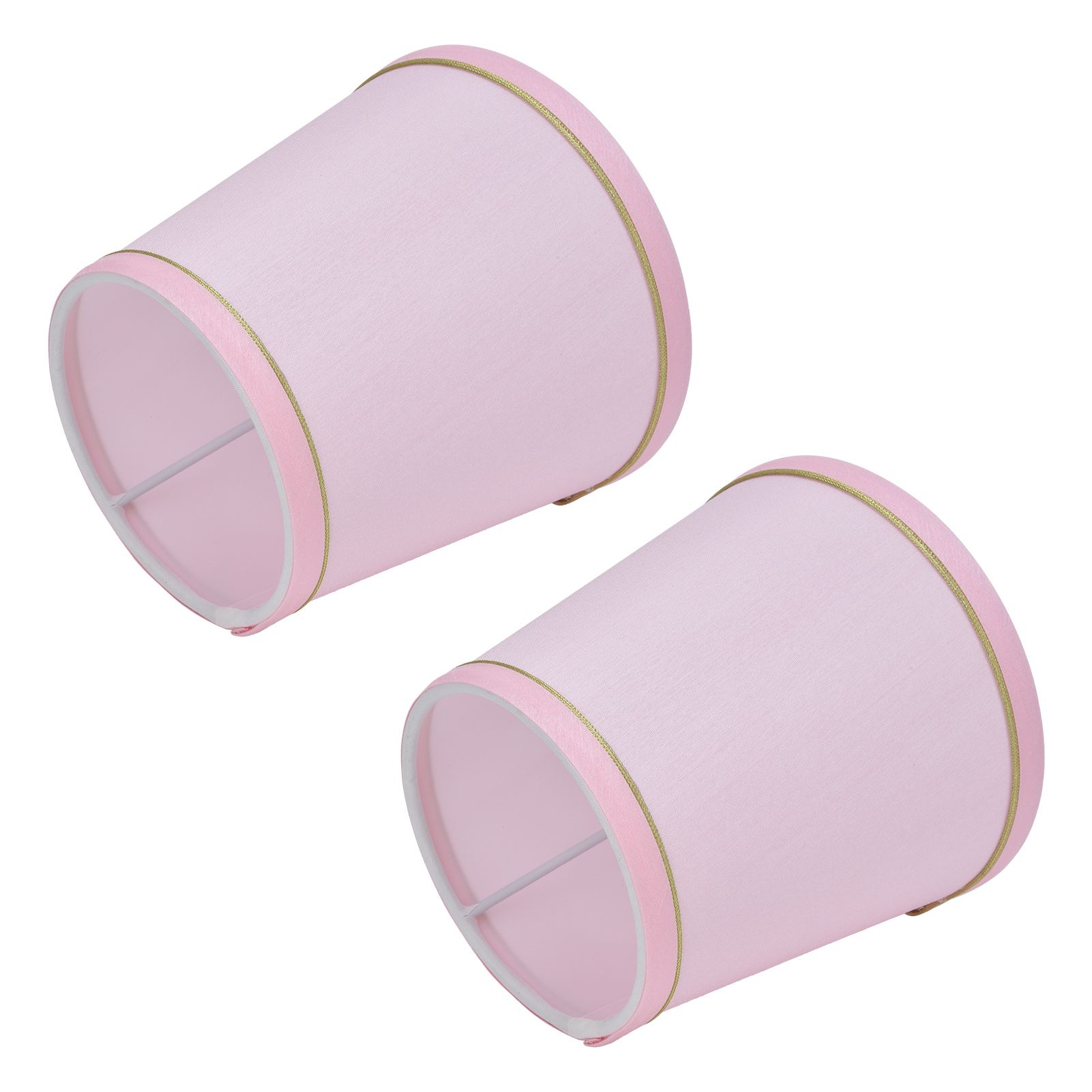 2PCS European Style E14 Lamp Shade Pink Lampshade for Chandelier Table Wall view 9