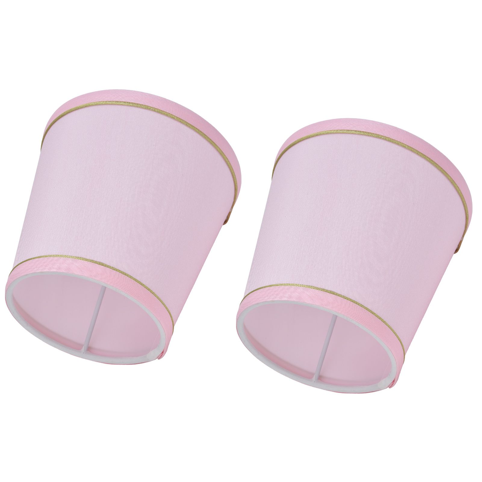2PCS European Style E14 Lamp Shade Pink Lampshade for Chandelier Table Wall view 10