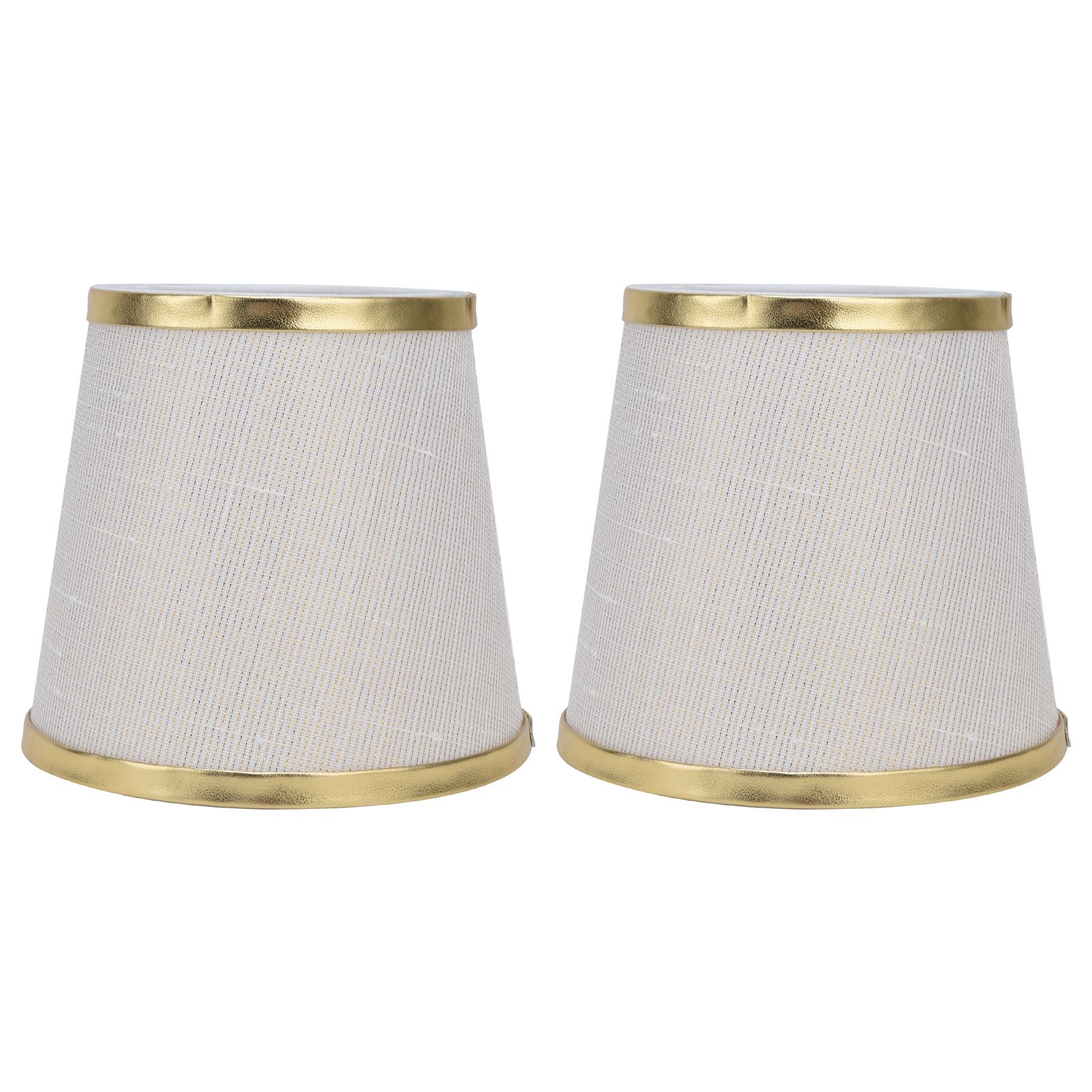 2PCS Fabric Lampshade European Style Lamp Shade for E14 Screw Chandelier Wall
