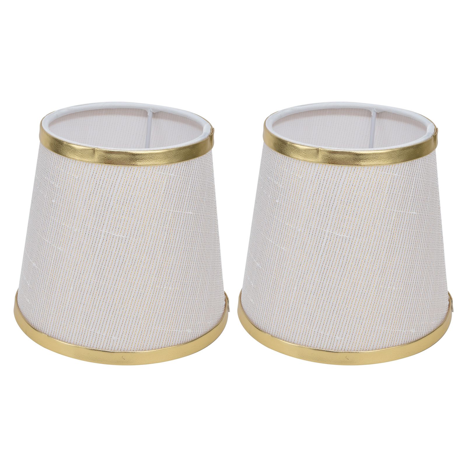 2PCS Fabric Lampshade European Style Lamp Shade for E14 Screw Chandelier Wall view 2