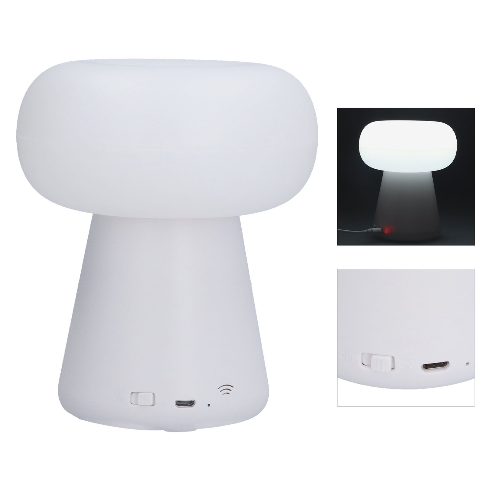 Mushroom Shaped Sensor Light Innovative USB Powered Ambient Lamp for Home view 10