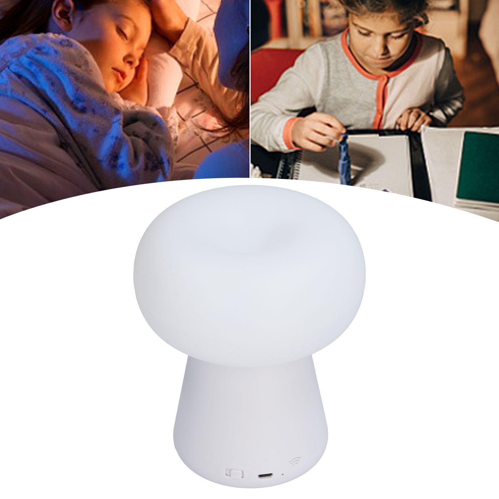 Mushroom Shaped Sensor Light Innovative USB Powered Ambient Lamp for Home view 12