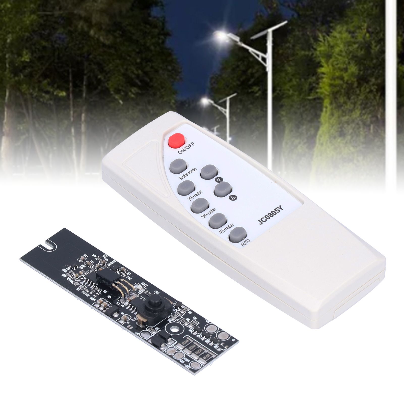 Solar Circuit Board Light Control Radar Human Body Induction High Light Low view 11
