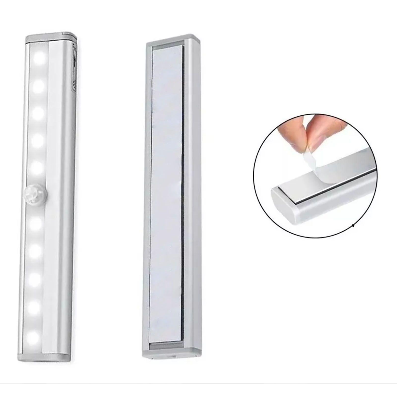 LED Closet Light 10 LEDs USB Rechargeable Motion Sensor Closet Light Wall view 6