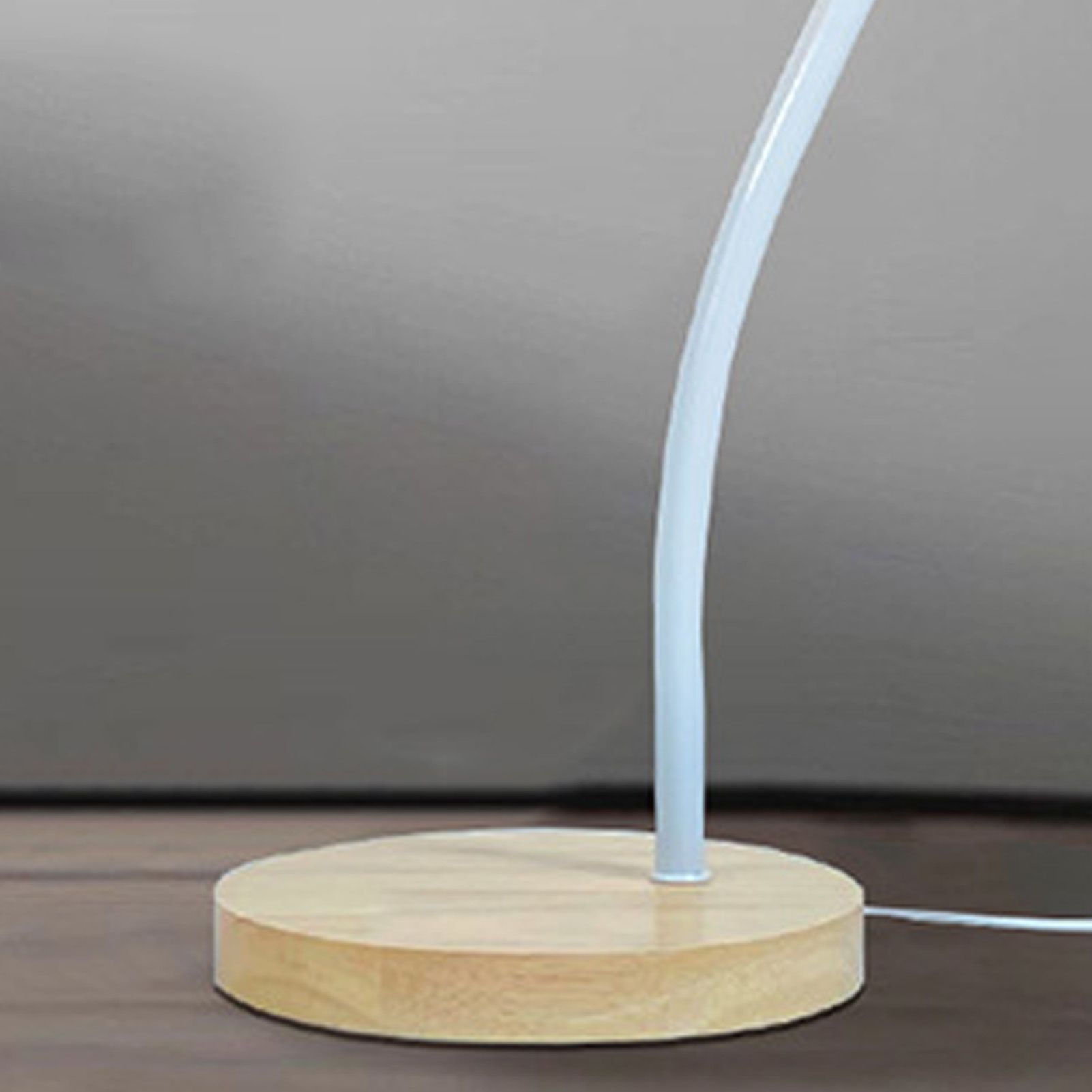 Table Lamp with Cloth Pleated Lampshade Metal Modern Nightstand Bedside Lamp view 11