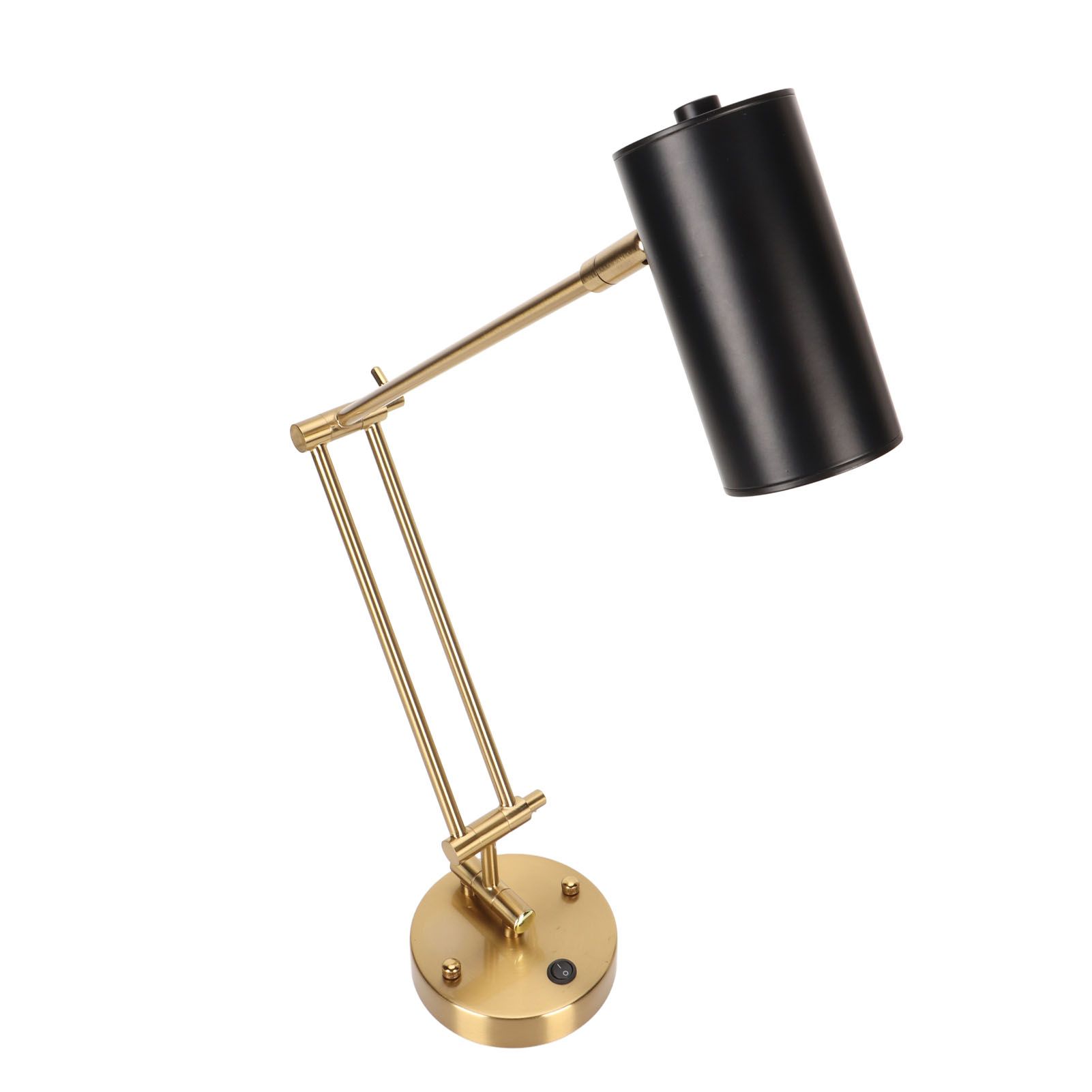 Wall Sconce Swing Arm Plug in Modern 3000K Warm Lighting Button Control with view 6