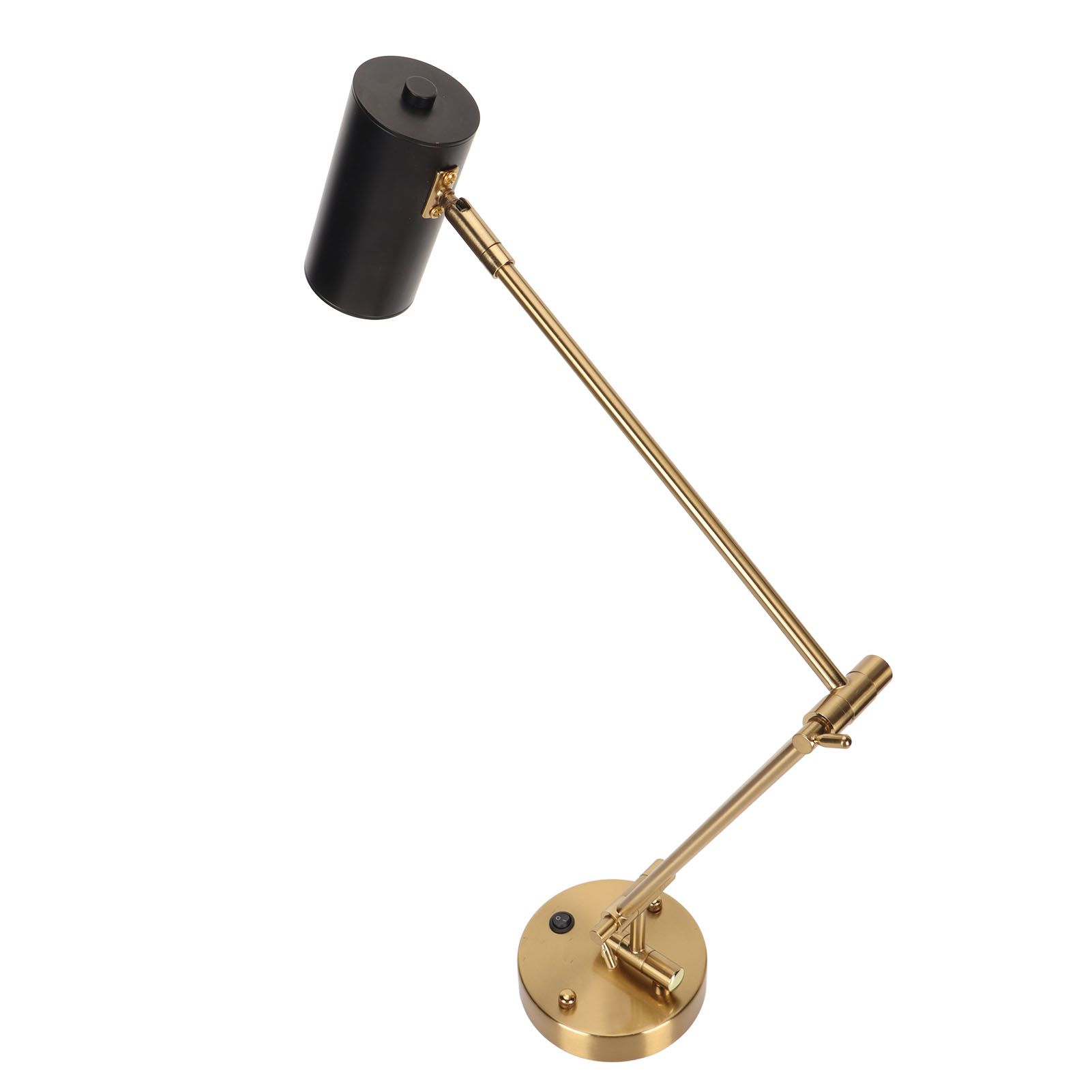 Wall Sconce Swing Arm Plug in Modern 3000K Warm Lighting Button Control with view 8