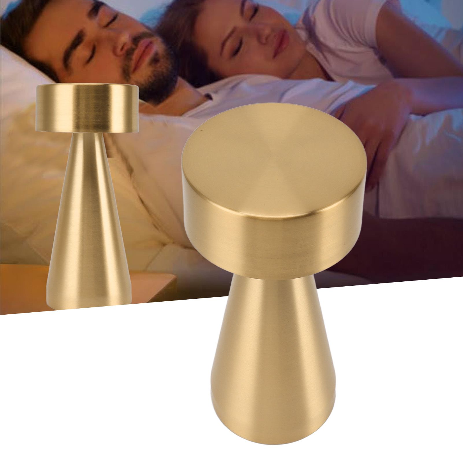 LED Portable Metal Table Lamp with Touch Sensor 3 Color Stepless Dimming view 12