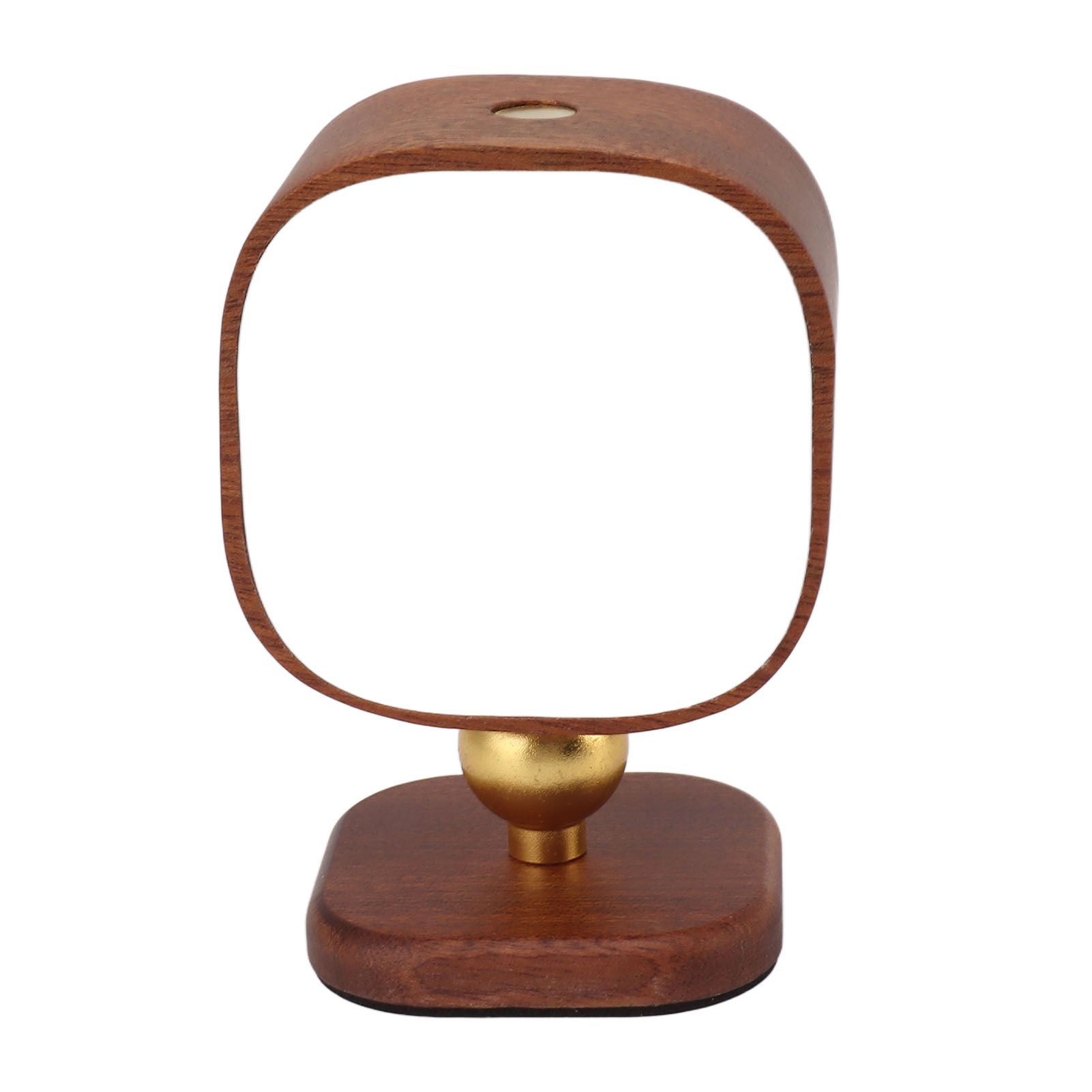 Wooden Magnetic Wall Lamp Portable Bedside Square Night Light Dimmable Wall view 2