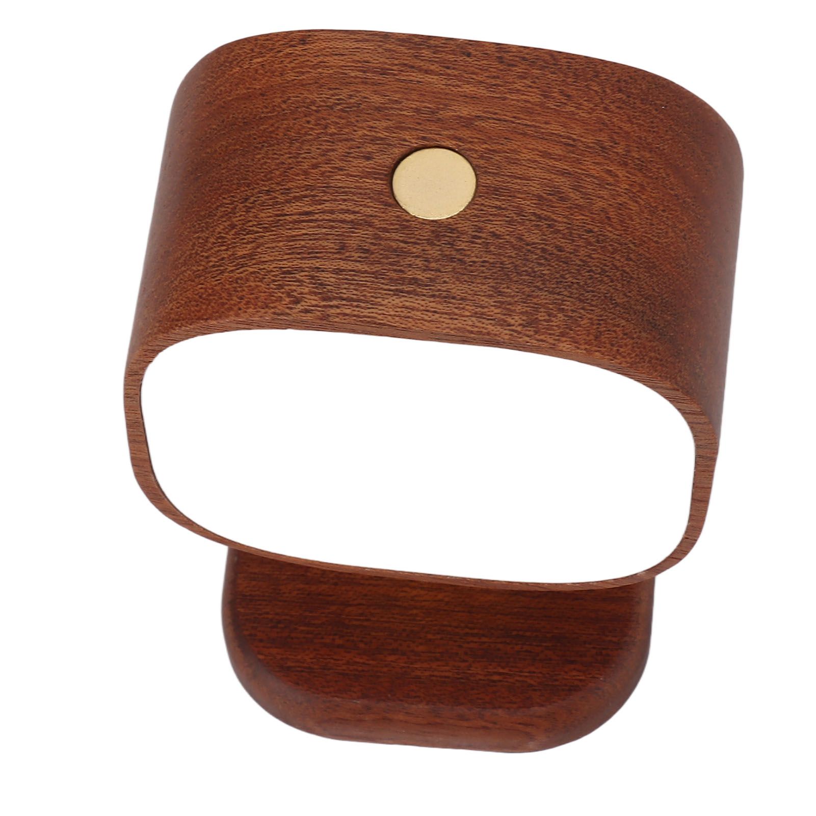 Wooden Magnetic Wall Lamp Portable Bedside Square Night Light Dimmable Wall view 3