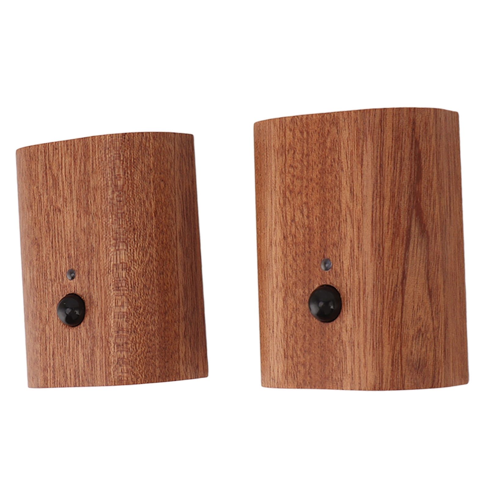 2Pcs Hallway Night Light Intelligent Linkage Wooden Motion Sensor Stairway view 4