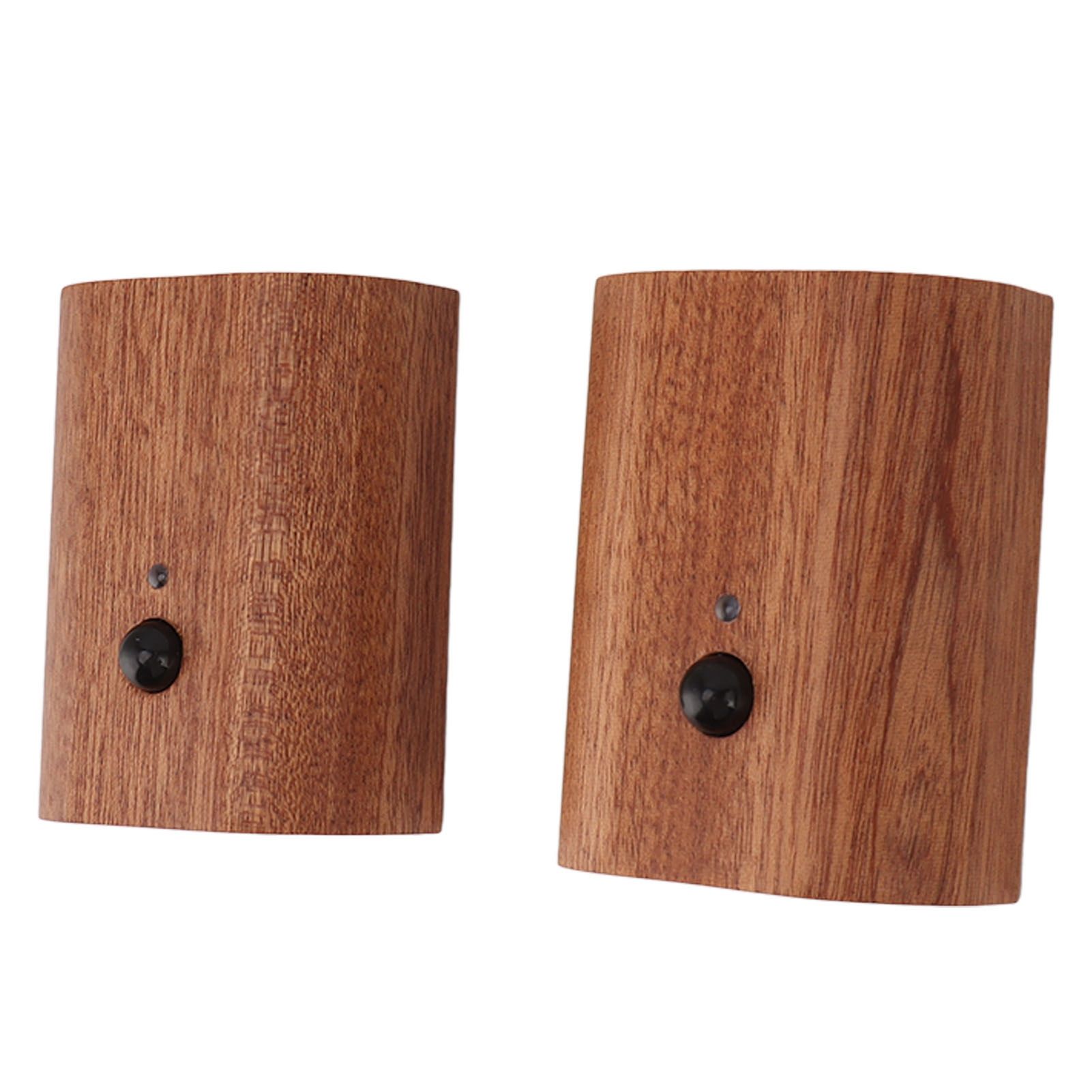 2Pcs Hallway Night Light Intelligent Linkage Wooden Motion Sensor Stairway view 9