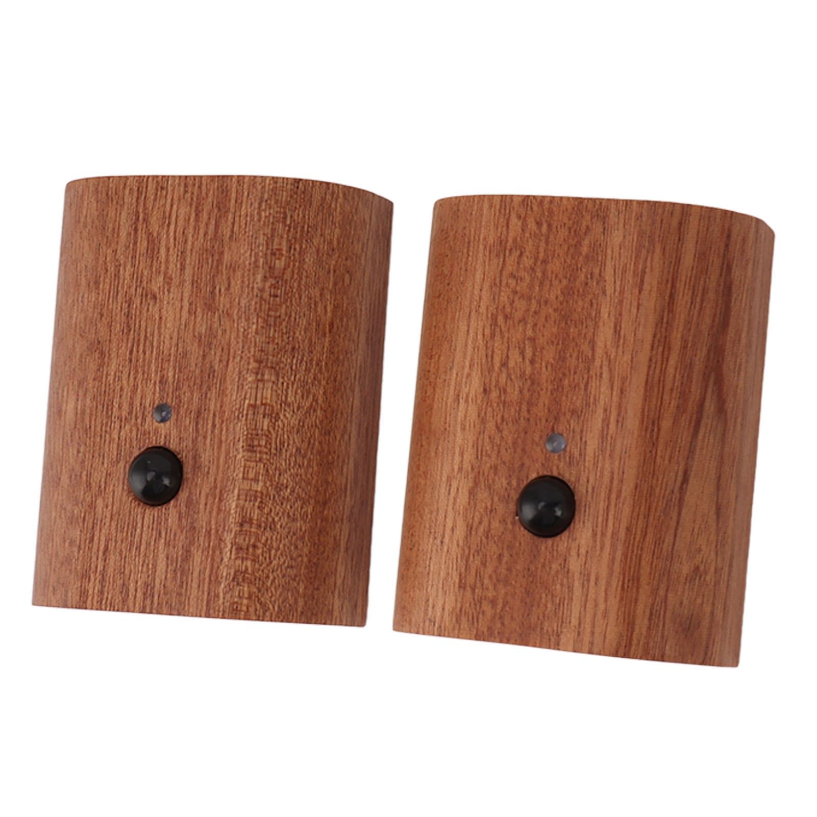 2Pcs Hallway Night Light Intelligent Linkage Wooden Motion Sensor Stairway view 10