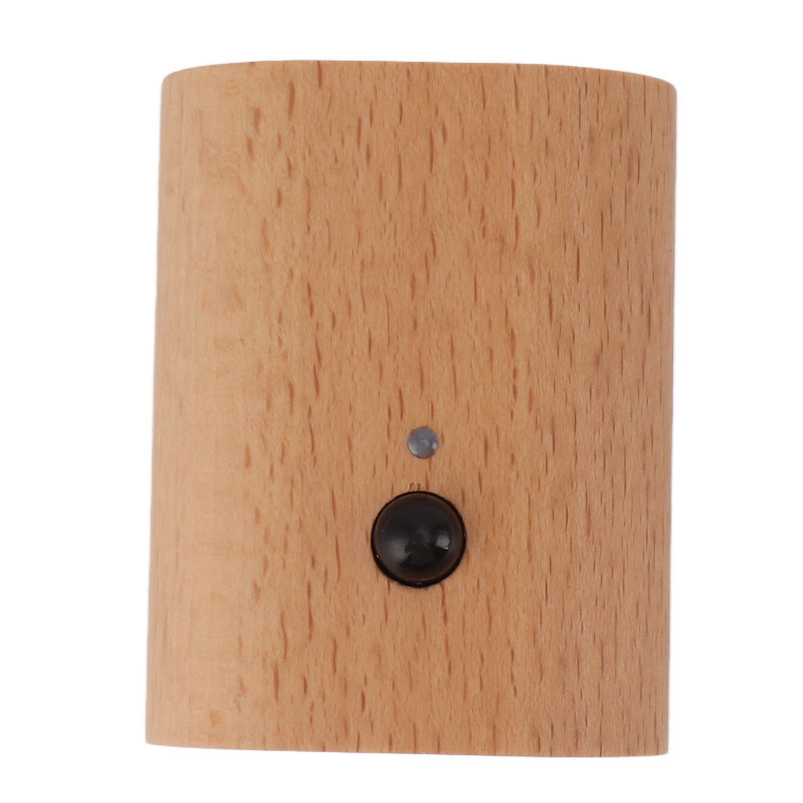 Step Light Wall Sconce Beech Wood Motion Dusk to Dawn Sensor Magnet 2 Side view 7