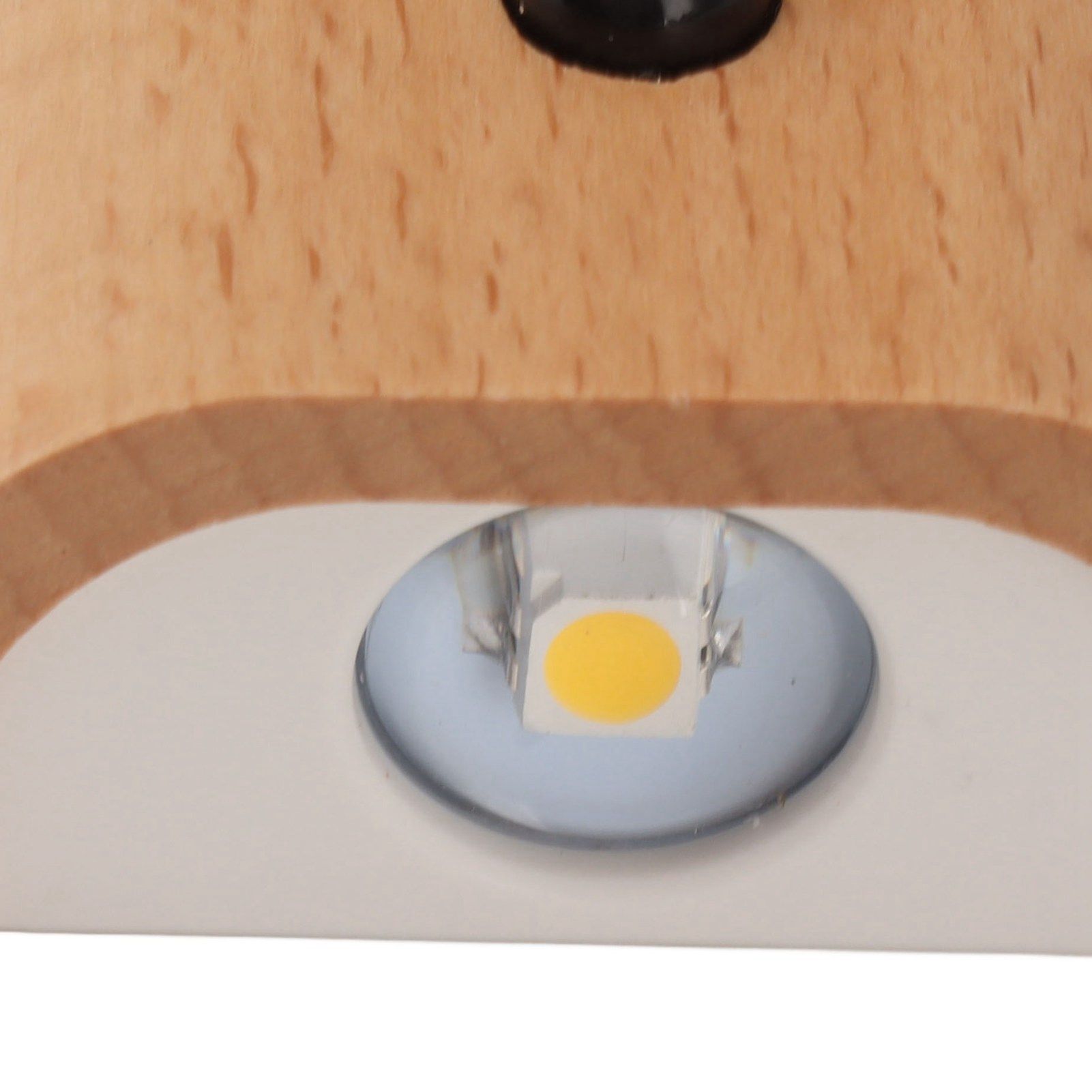 Step Light Wall Sconce Beech Wood Motion Dusk to Dawn Sensor Magnet 2 Side view 13