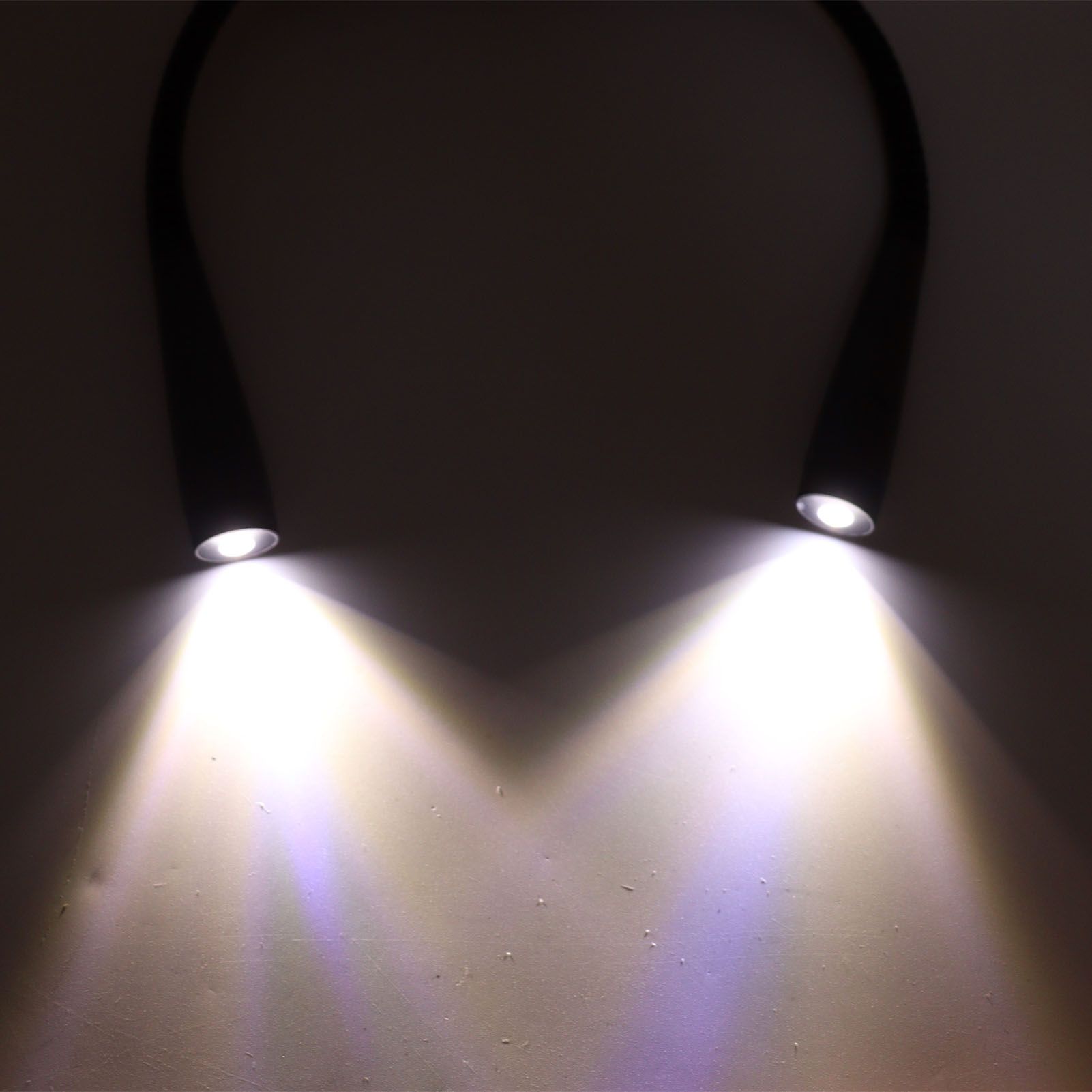 LED Neck Reading Light 3 Colors 3 Bright Level 1000mAh Rechargeable Battery view 13