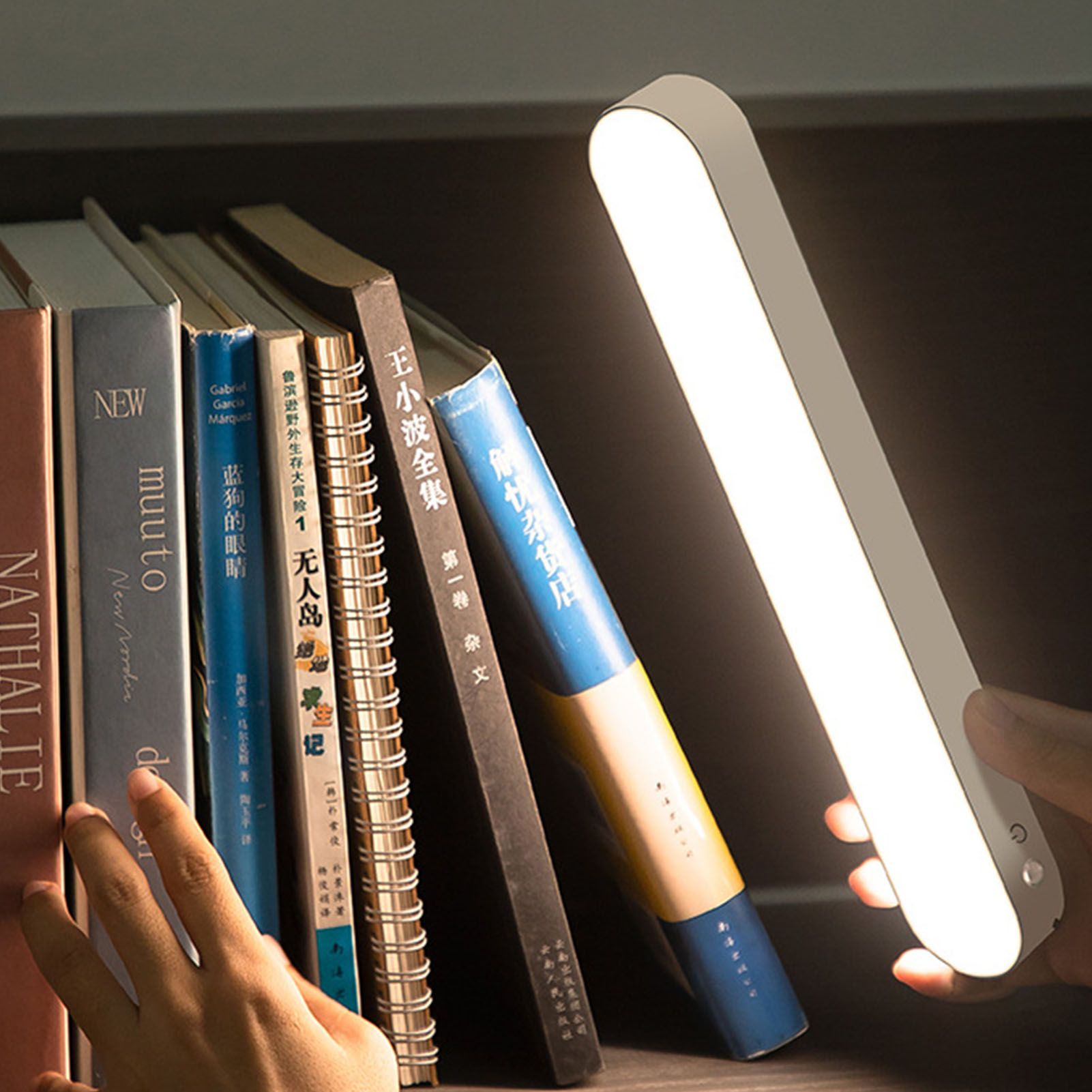 Under Cabinet Light LED Dimmable Magnetic USB Closet Stick On Light Wall view 4